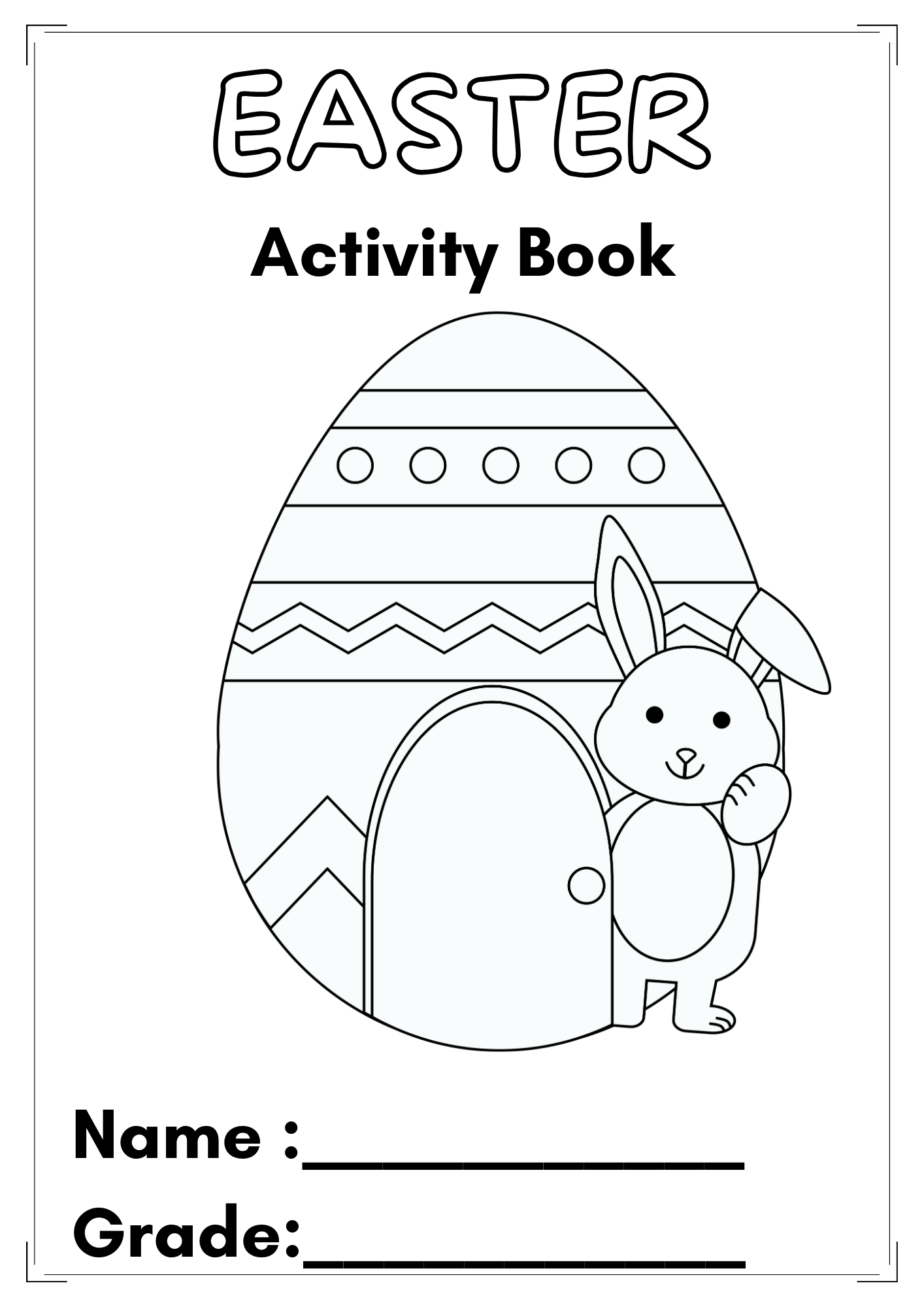 10 Best Free Easter Printables For Kids Easter Coloring Pages Free Downloadable Worksheets