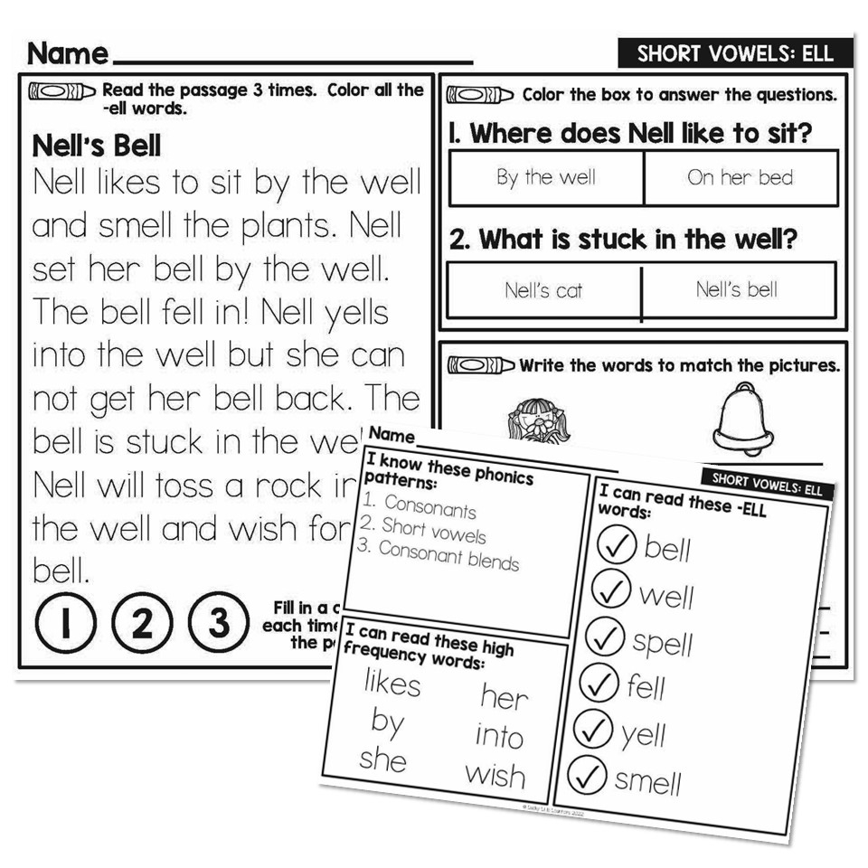 Ell Reading Comprehension Worksheets