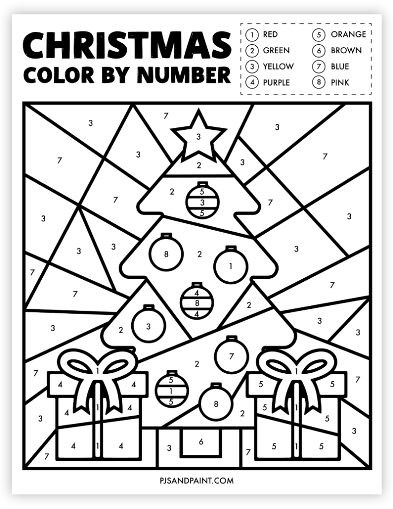 32 Free Printable Christmas Games And Activities Pjs And Paint