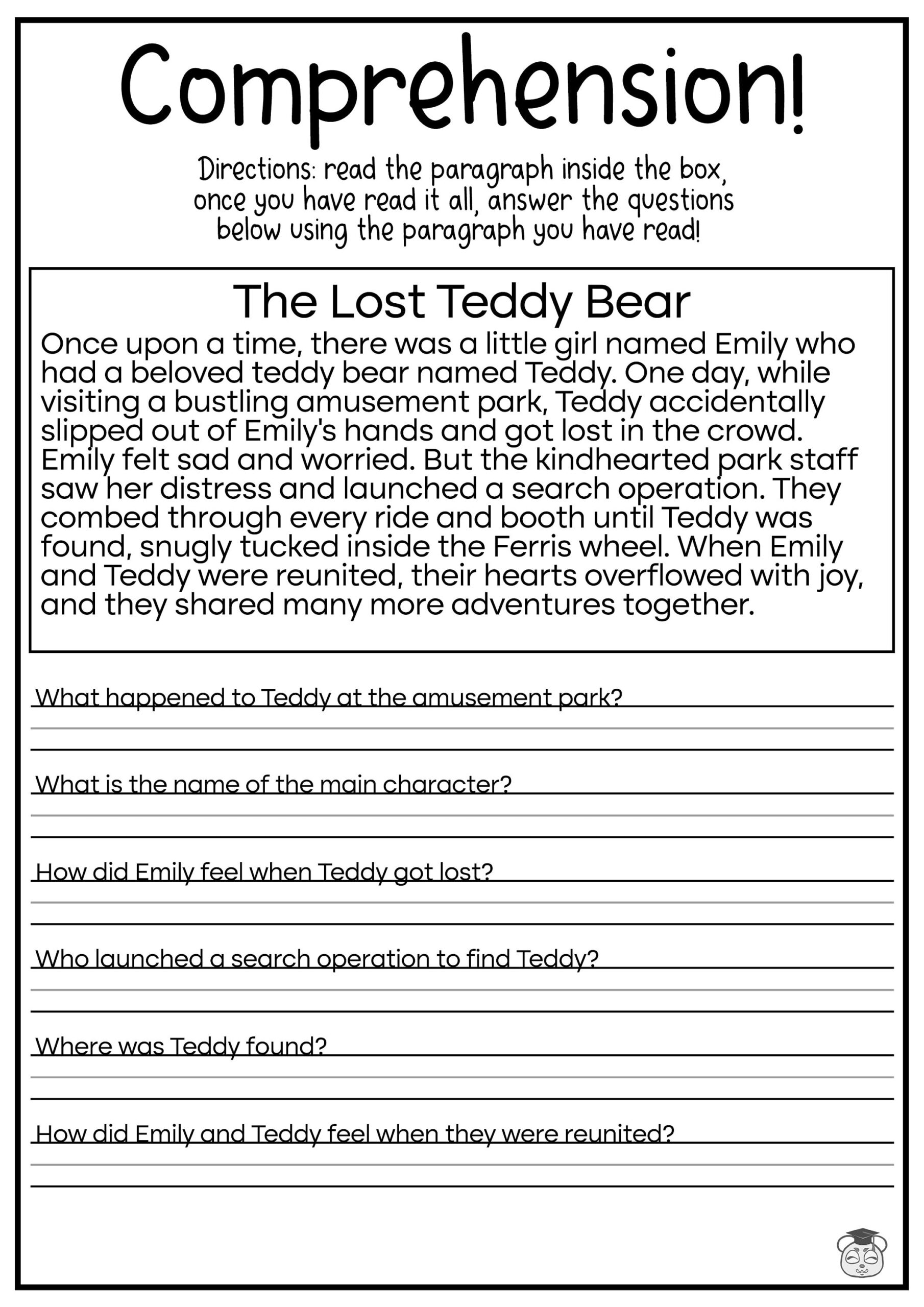 Ela Reading Comprehension Grade 5 Worksheets