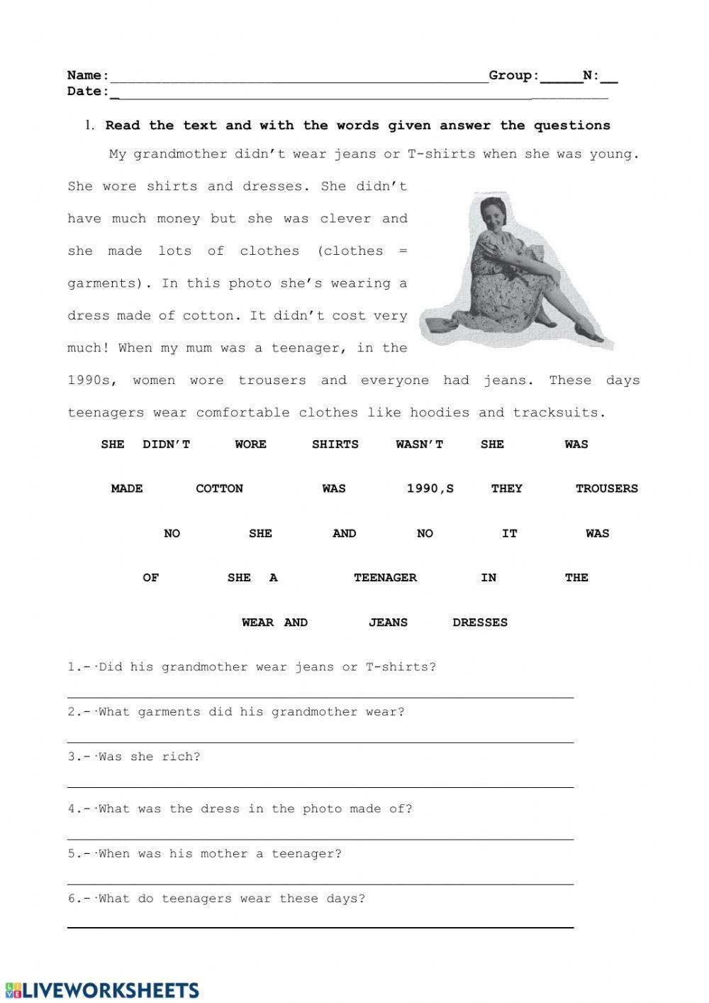 6th Grade Reading Comprehension Series 102 Activities Worksheets Library