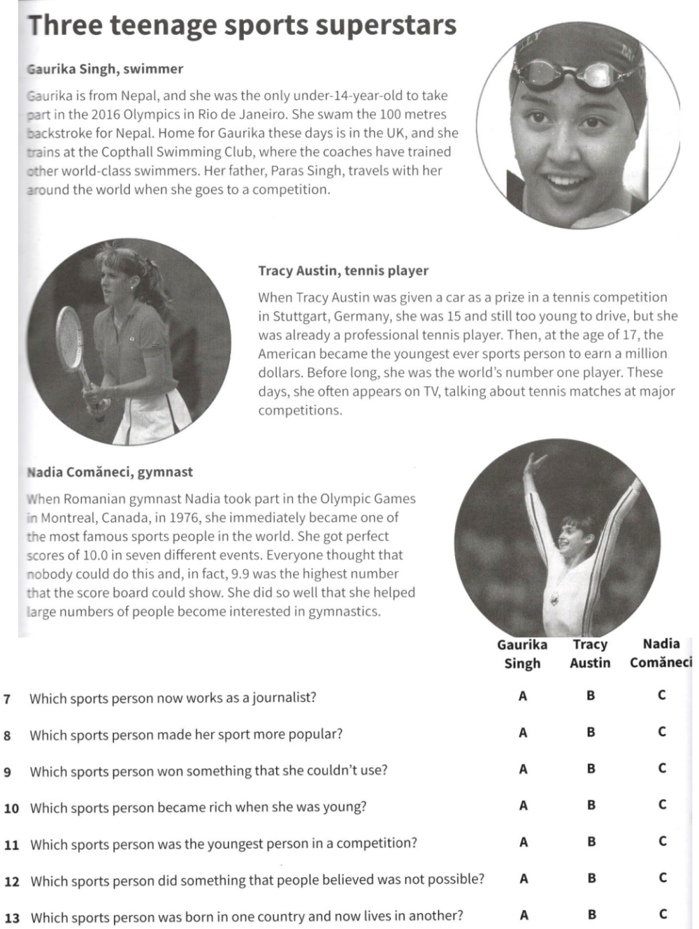 A2 Reading Comprehension Worksheets