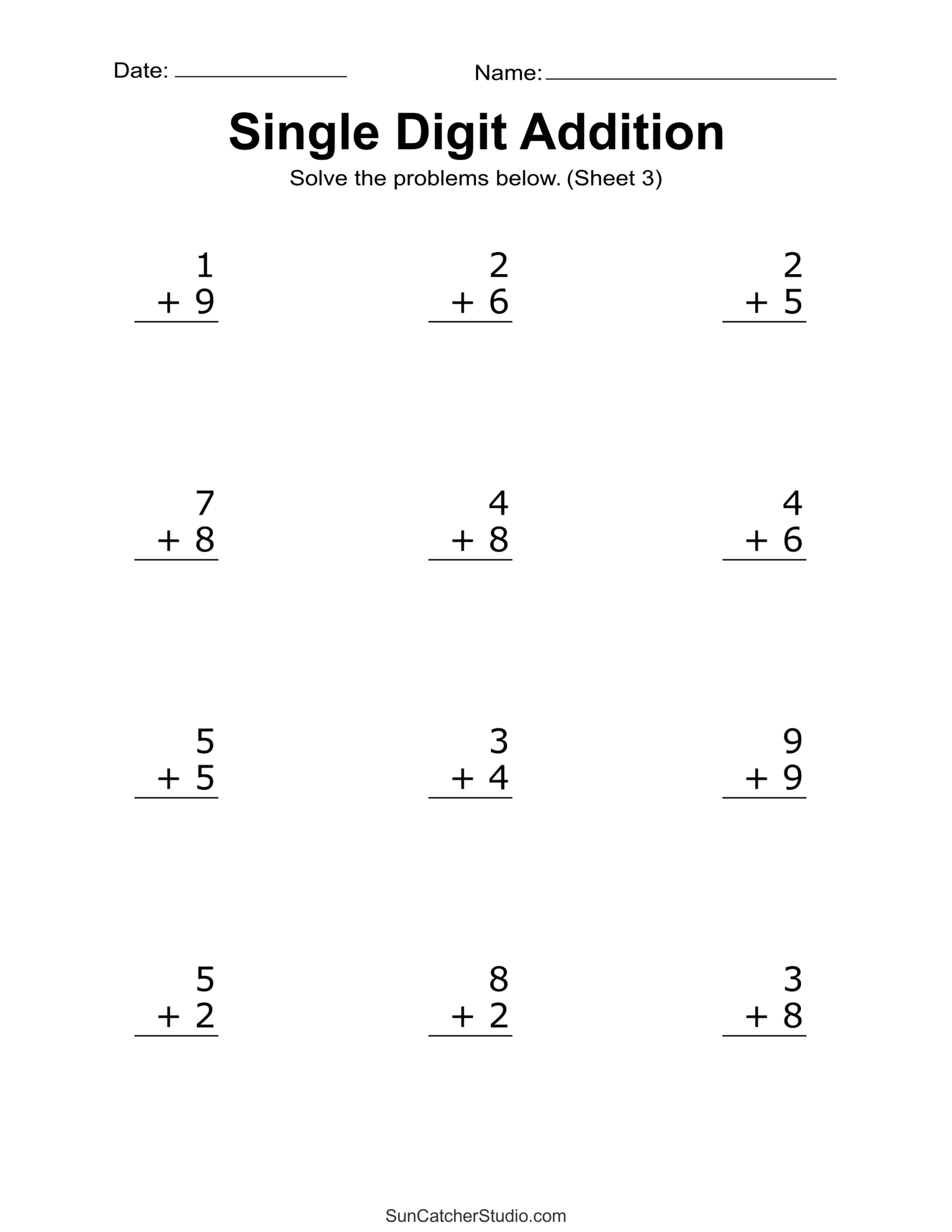 Free Printable Addition Worksheets With Pictures Free Printable Addition Worksheets With Pictures