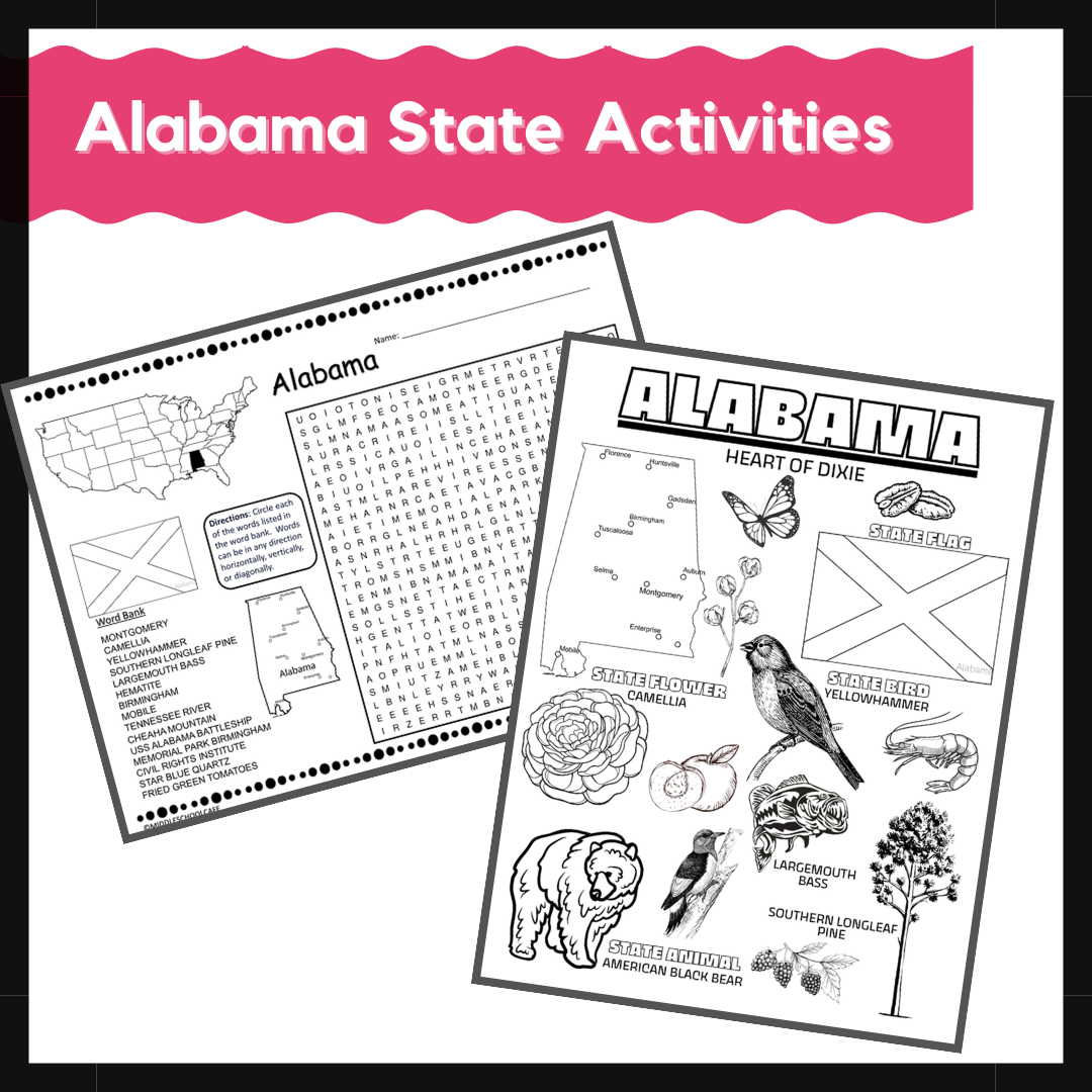 Alabama Reading Comprehension Worksheets