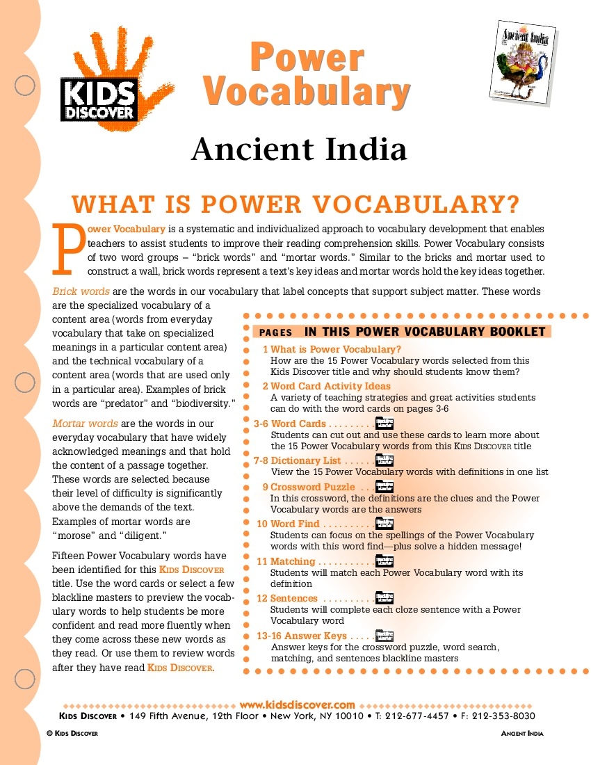 Ancient India Reading Comprehension Worksheets