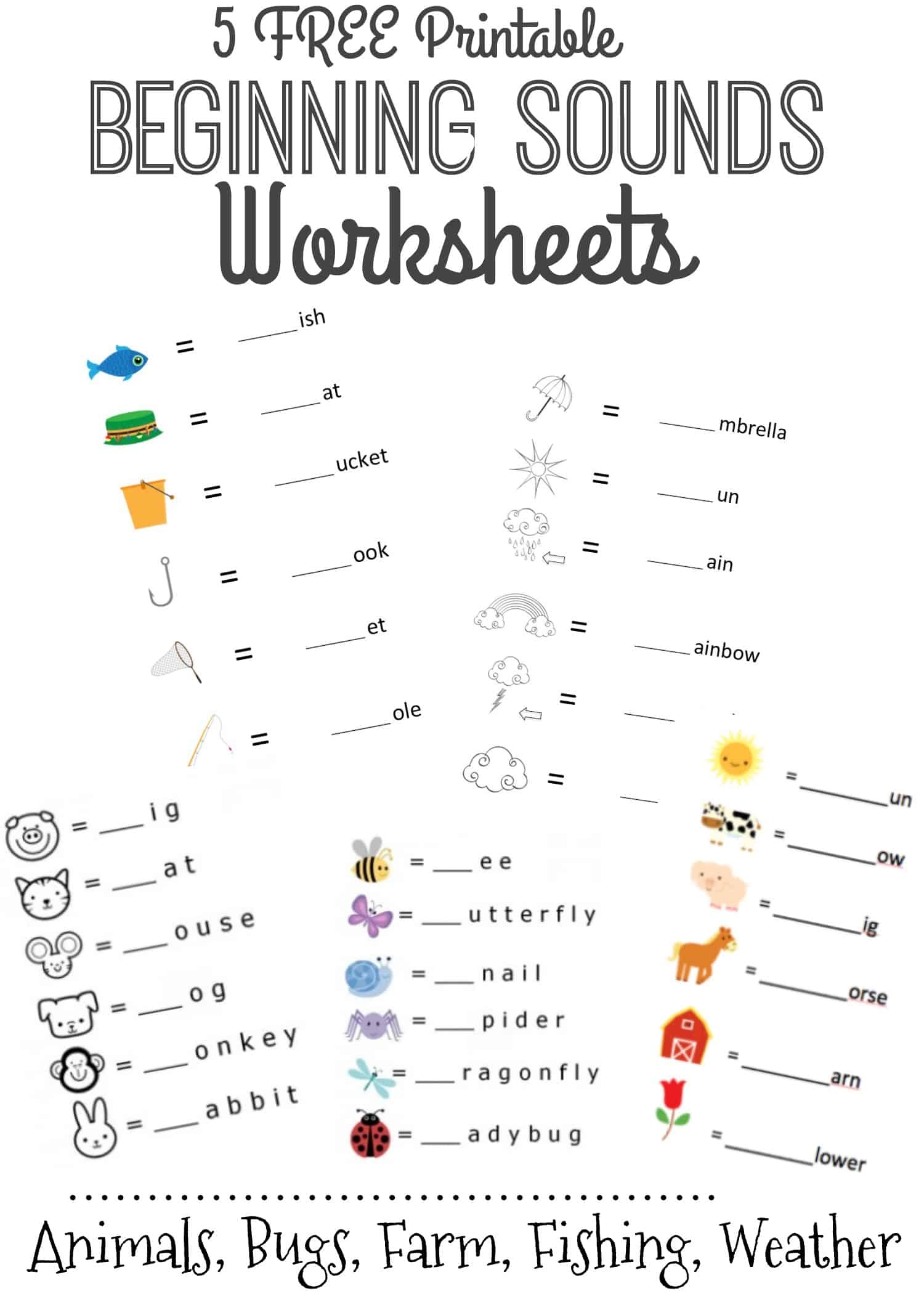 Free Printable Letter Sound Worksheets