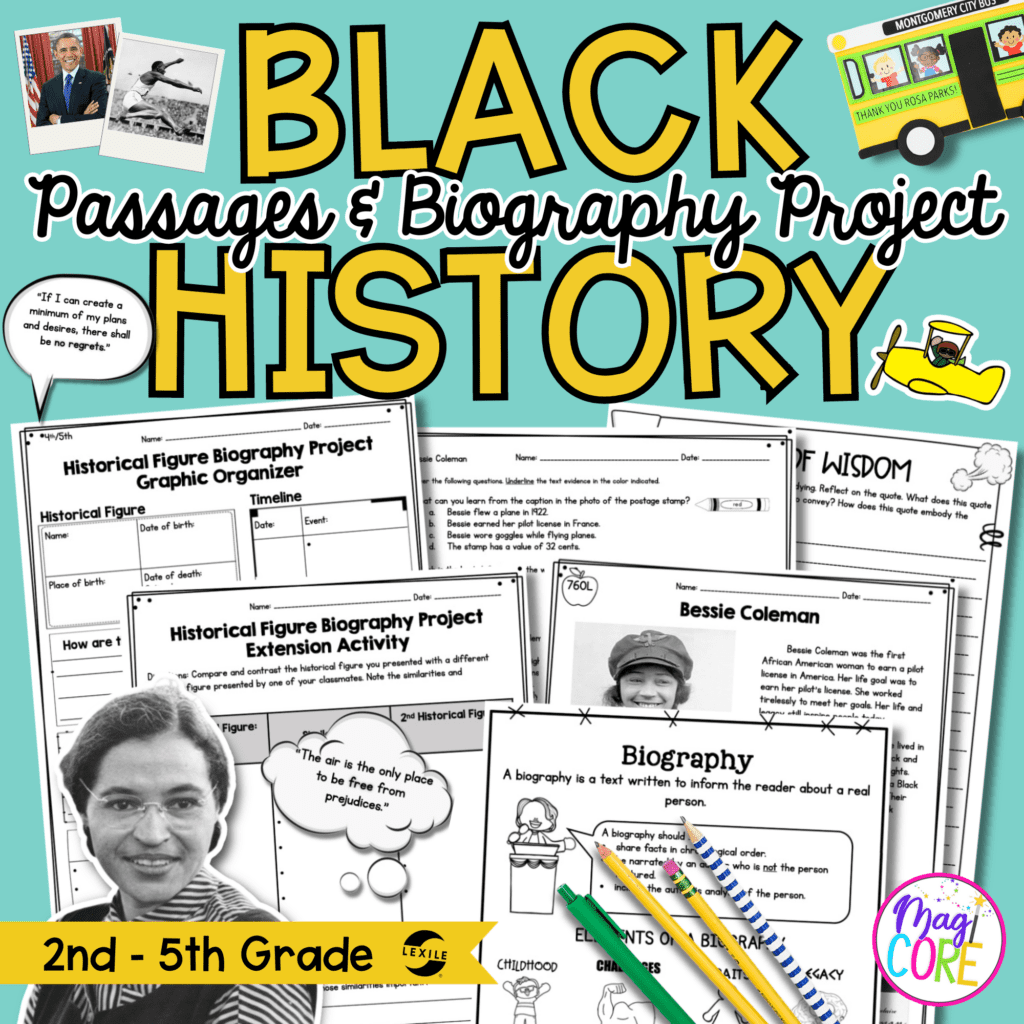 Biography Reading Comprehension Worksheet 2Nd Grade