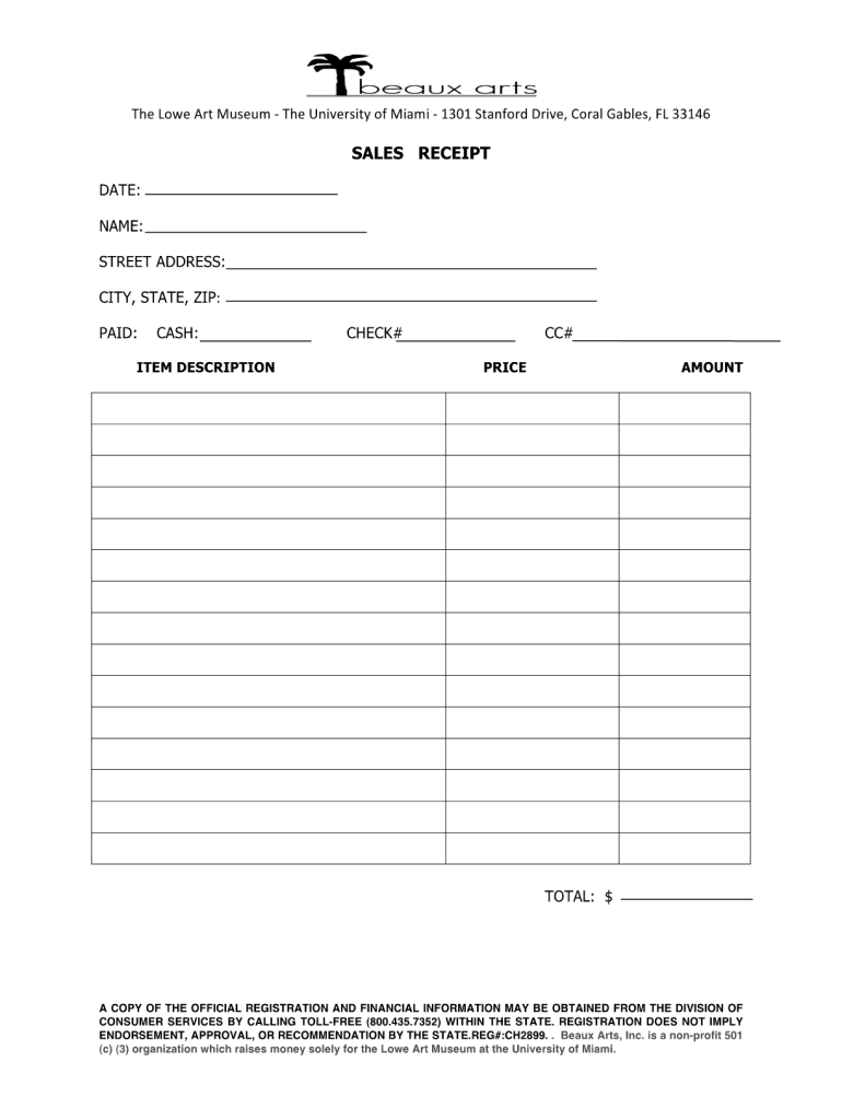 Blank Sales Receipt Fill Online Printable Fillable Blank Worksheets Library