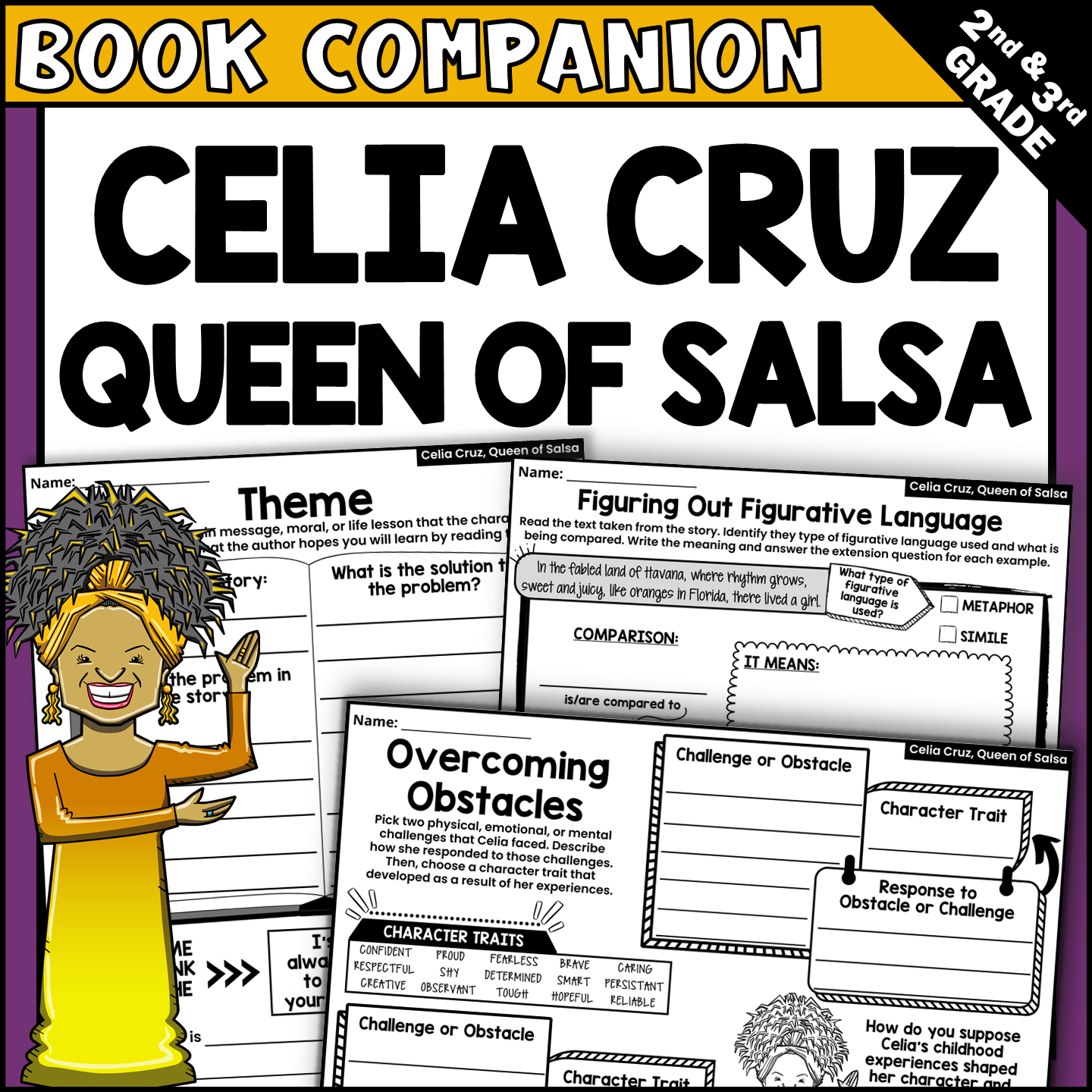 Celia Cruz The Queen Of Salsa Read Aloud Book Companion Activities For IRA Classful