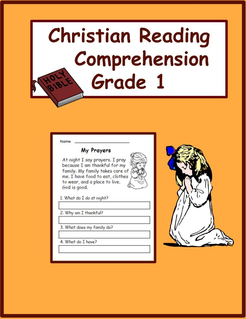 Christian Reading Comprehension Worksheet 1 Prayer God Grade Made By Teachers