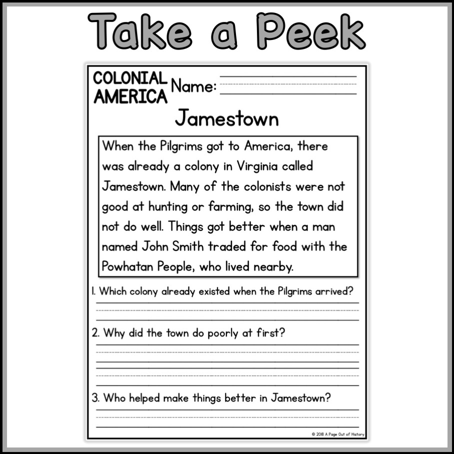 Free American History Reading Comprehension Worksheets Free American History Reading Comprehension Worksheets