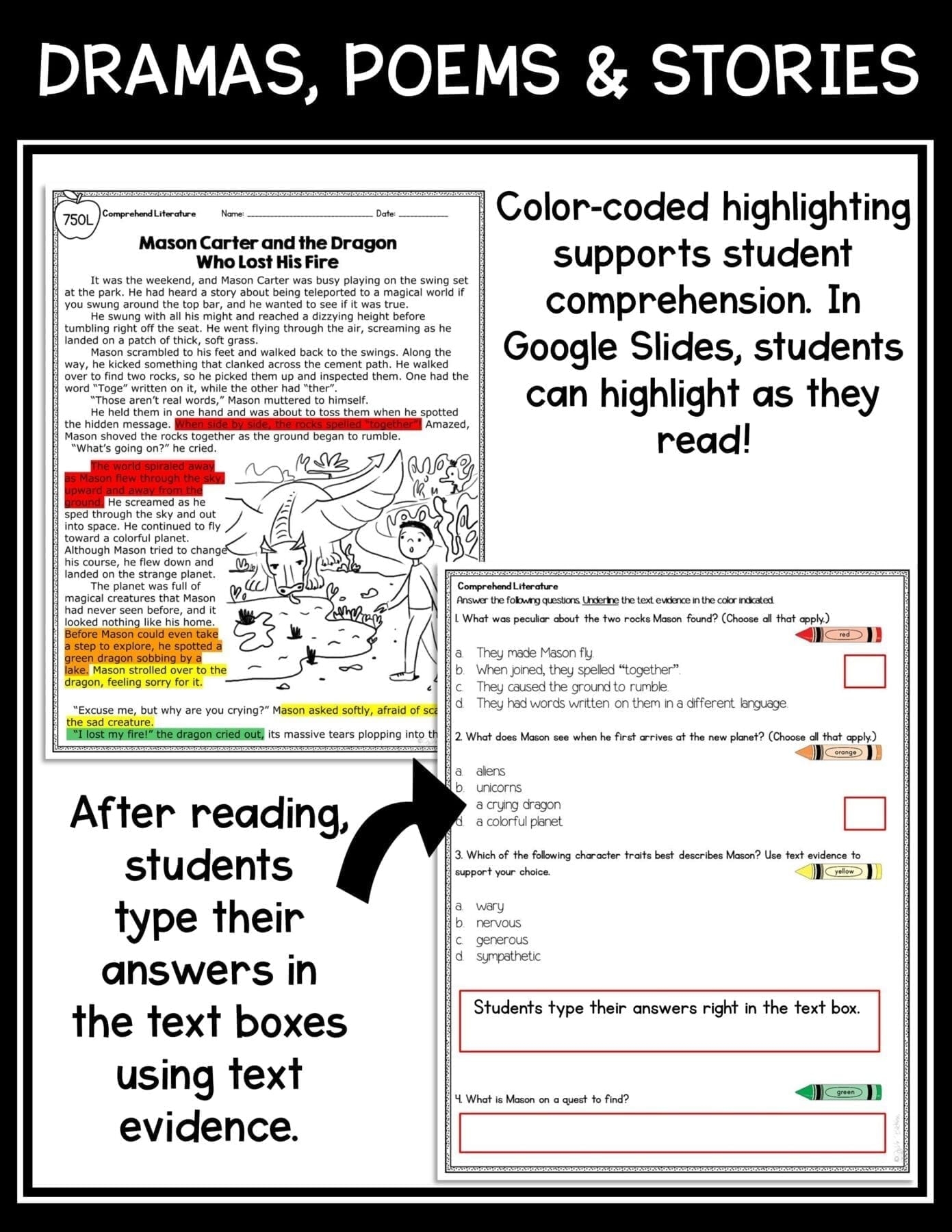 Fiction Reading Comprehension Worksheets 4Th Grade