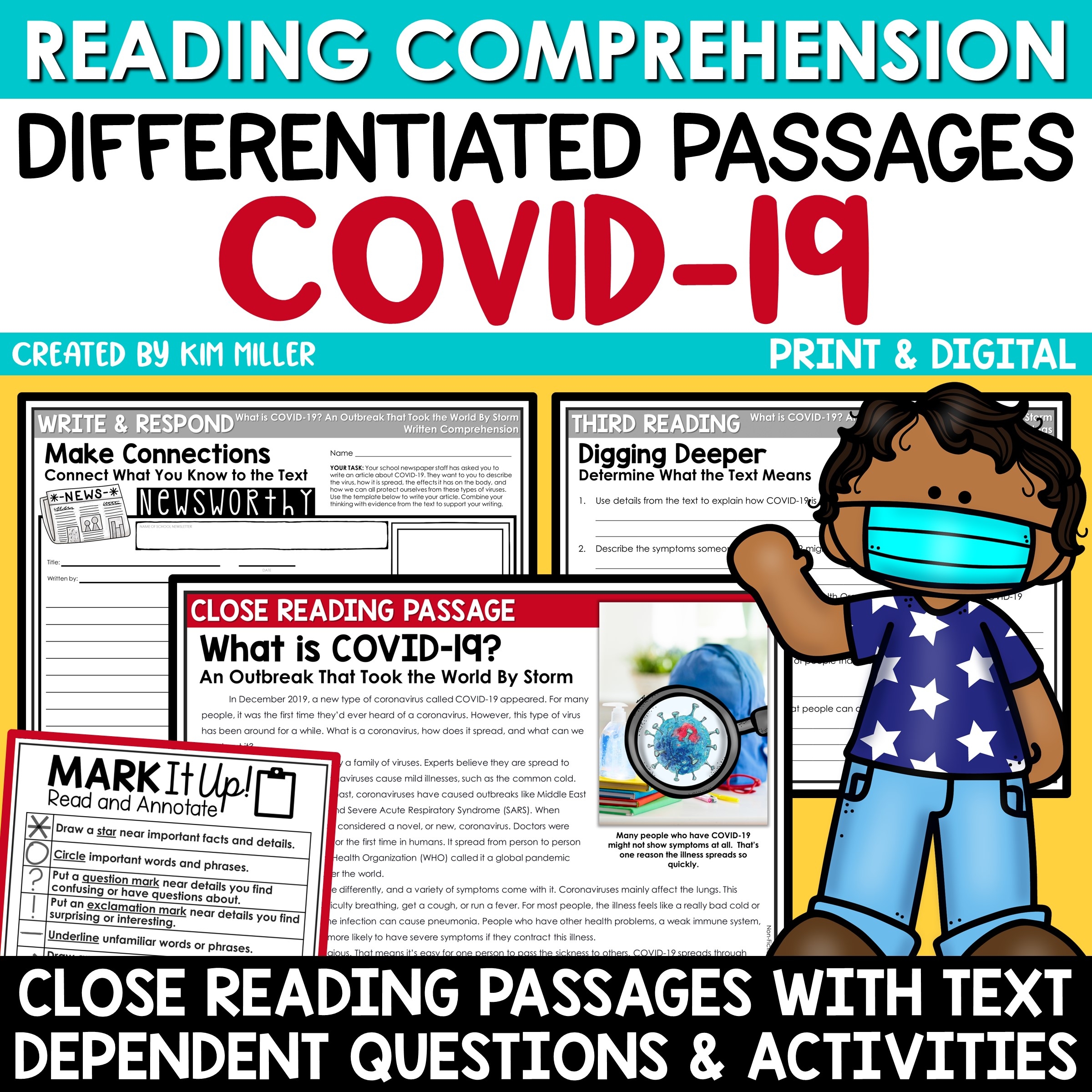 Coronavirus Reading Comprehension Worksheet