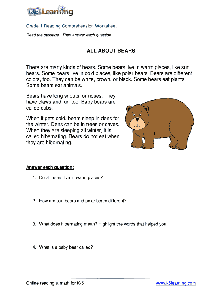 Daily Reading Comprehension Grade 1 Pdf Download Fill Online Printable Fillable Blank PdfFiller Daily Reading Comprehension Grade 1 Pdf Download Fill Online Printable Fillable Blank PdfFiller