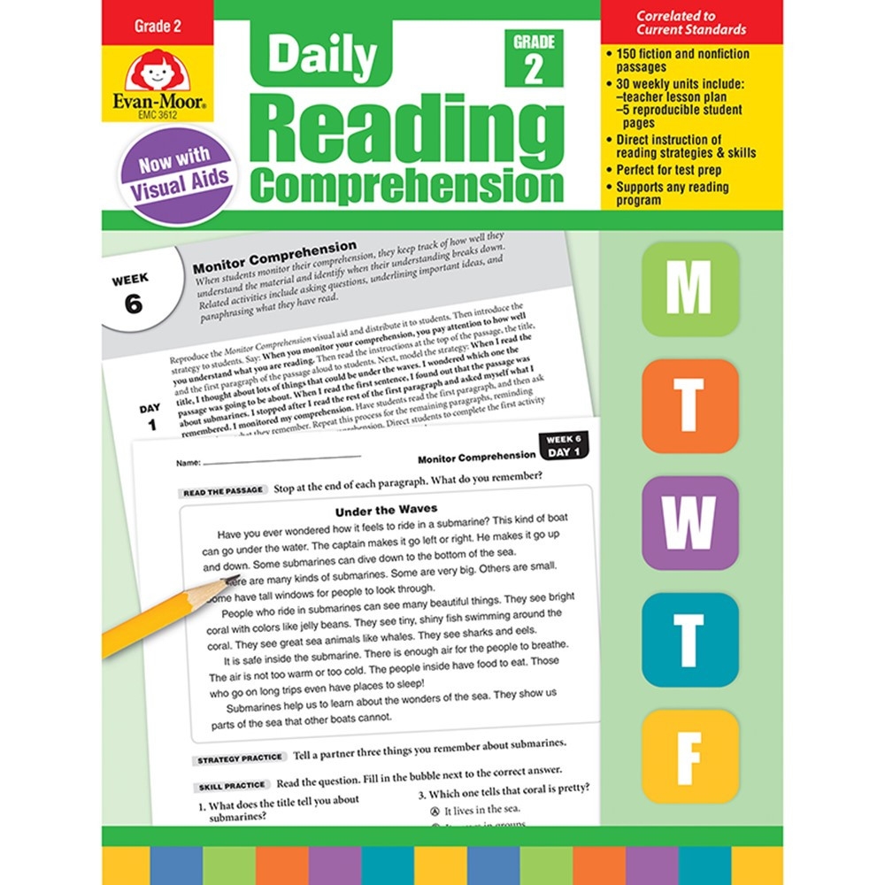 Daily Reading Comprehension Grade 2 EMC3612 Evan Moor Comprehension Daily Reading Comprehension Grade 2 EMC3612 Evan Moor Comprehension
