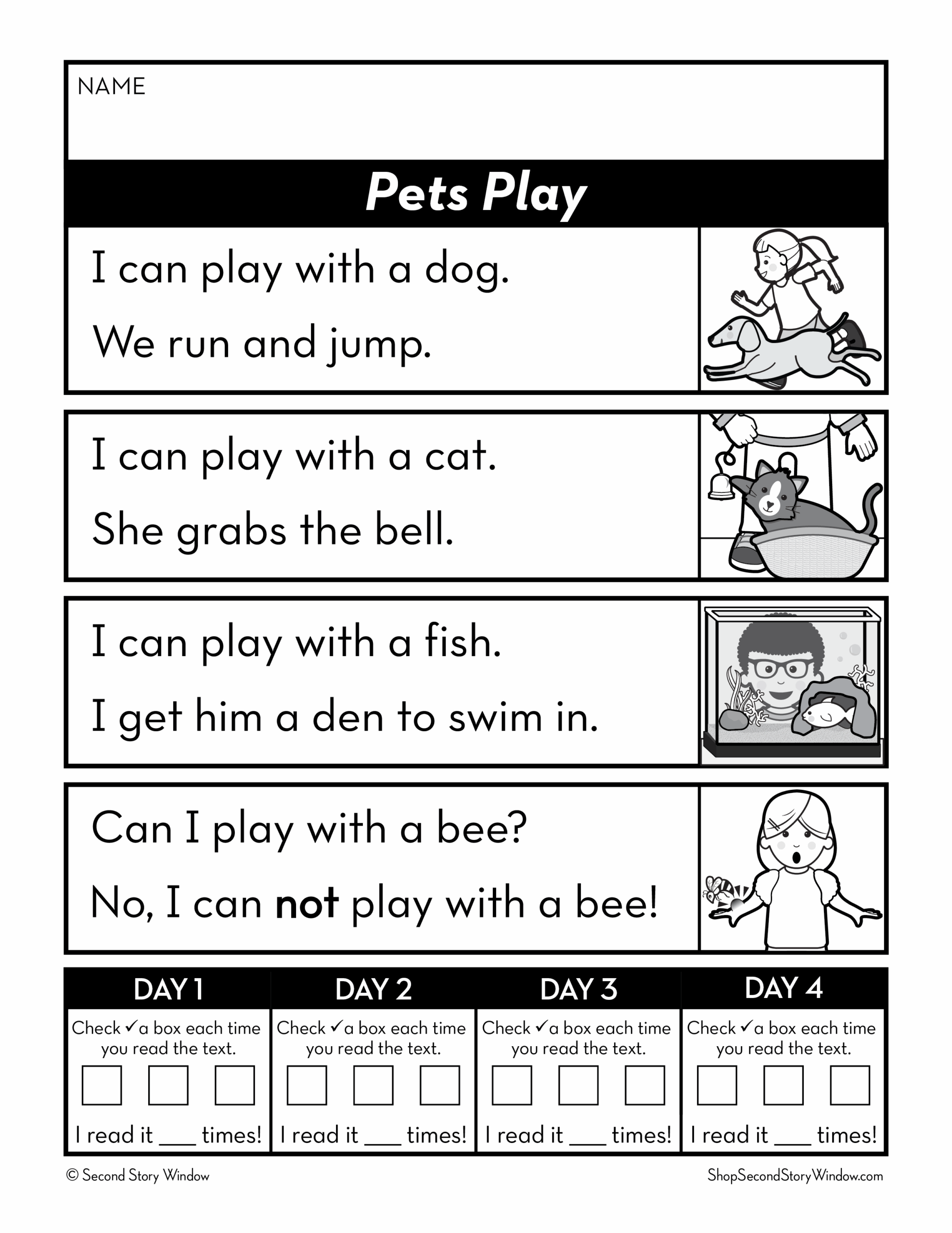 First Grade Level Reading Comprehension Worksheets
