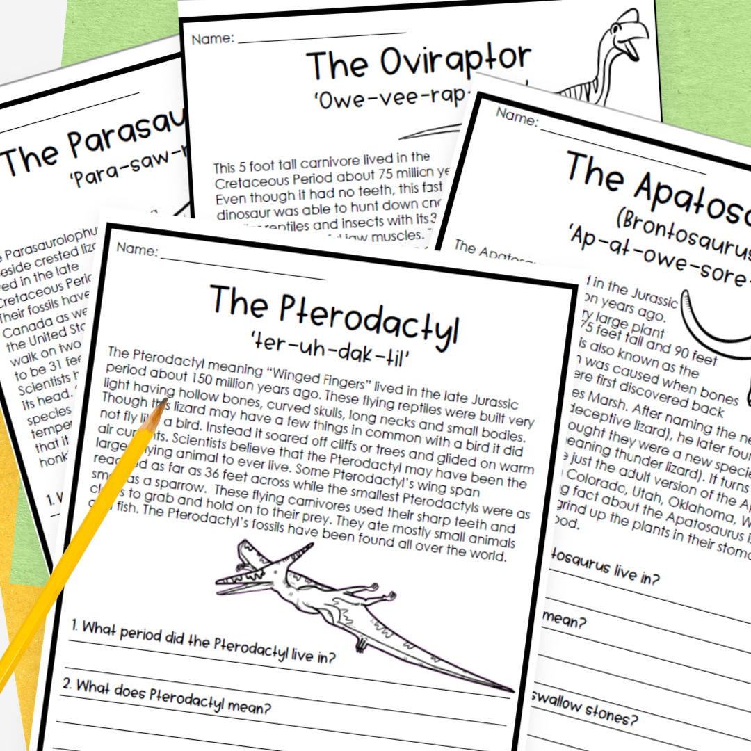 Dinosaur Reading Comprehension Worksheets Ks1 Dinosaur Reading Comprehension Worksheets Ks1