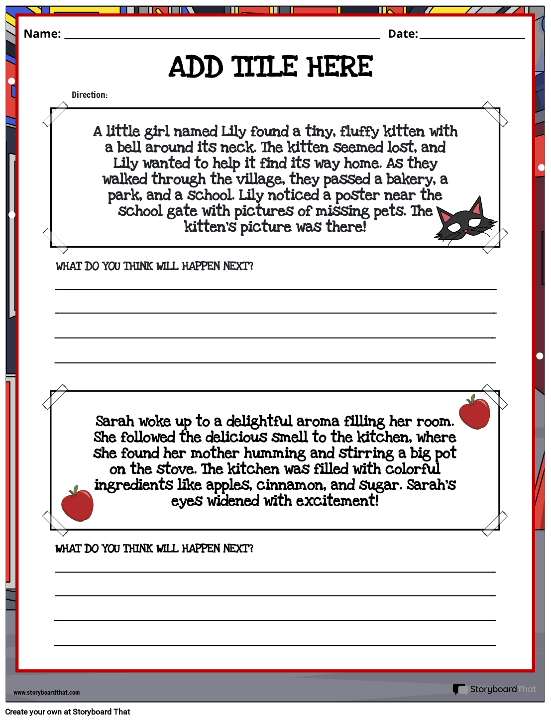Drawing Conclusion Reading Comprehension Worksheet