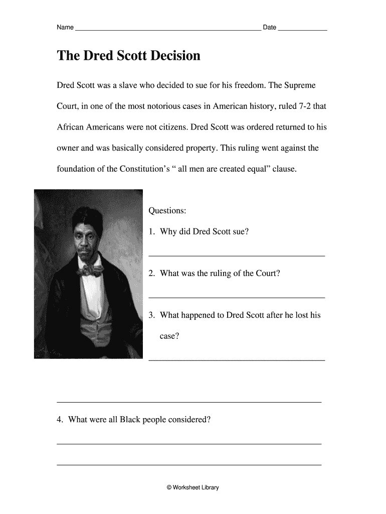 Dred Scott V Sandford Icivics Answer Key Fill Out Sign Online DocHub
