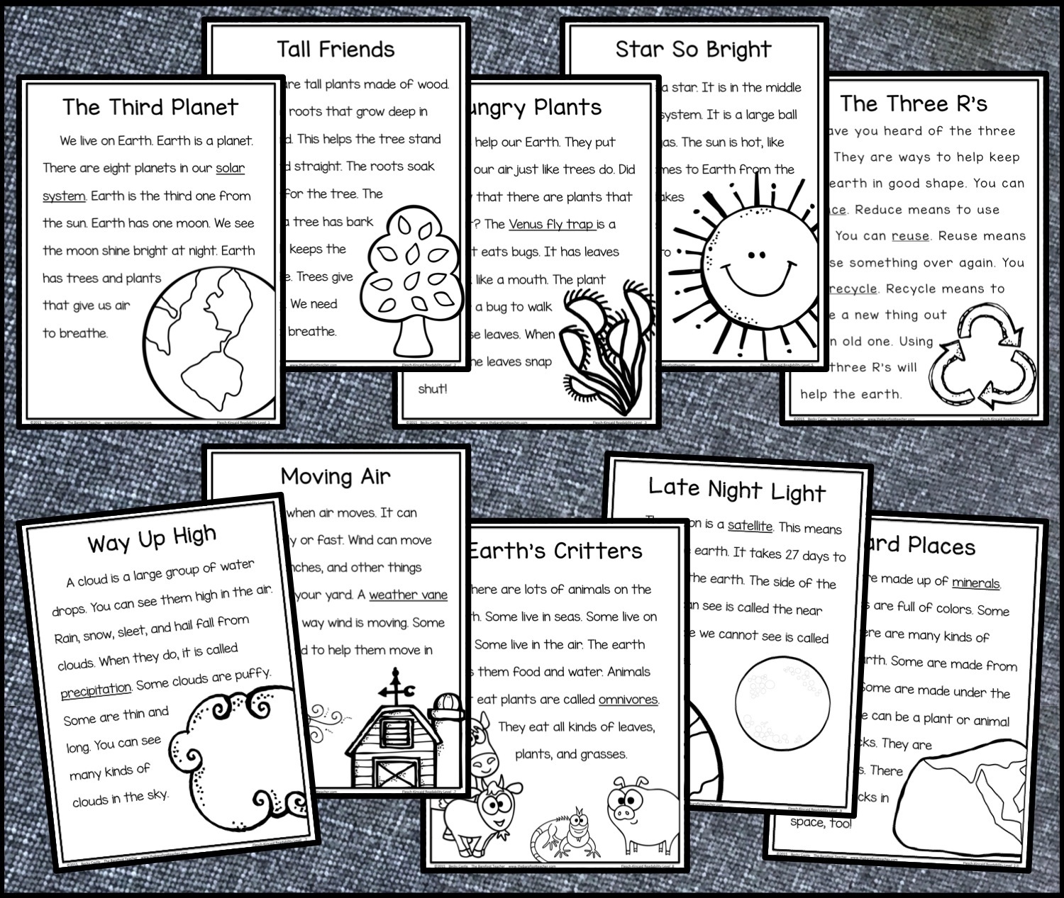 Earth Day Reading Comprehension Pack Plus A FREE DOWNLOAD The Worksheets Library