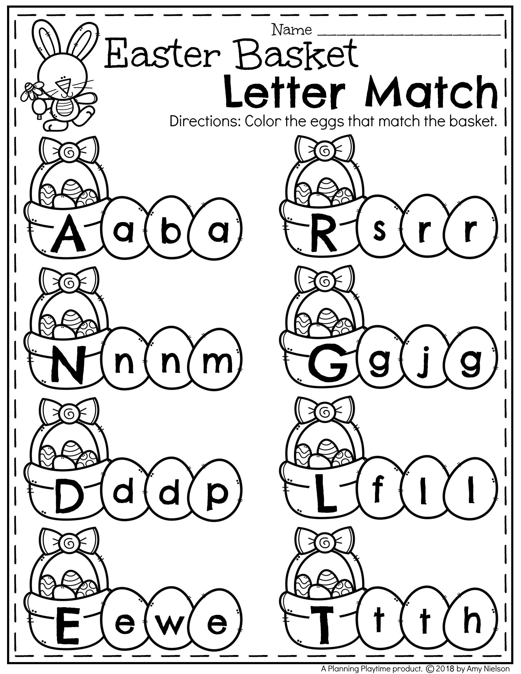 Free Printable Easter Activities Worksheets
