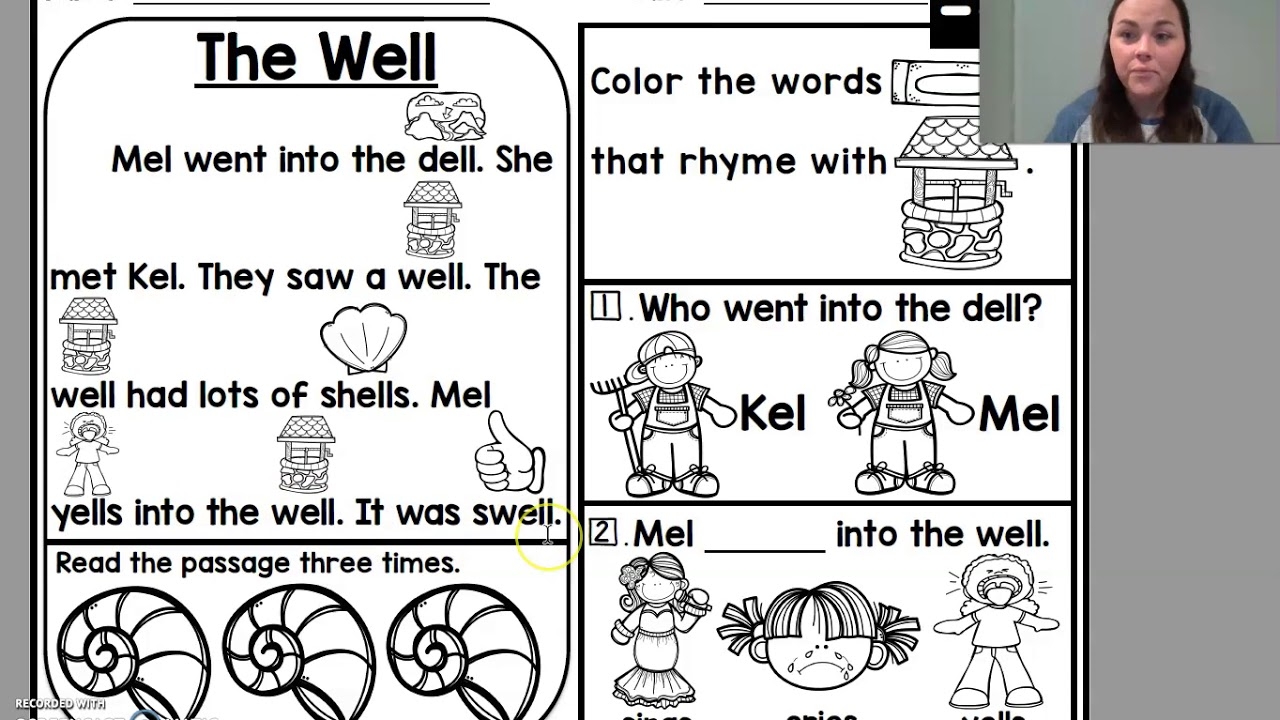 ELL Word Family Comprehension Story YouTube ELL Word Family Comprehension Story YouTube