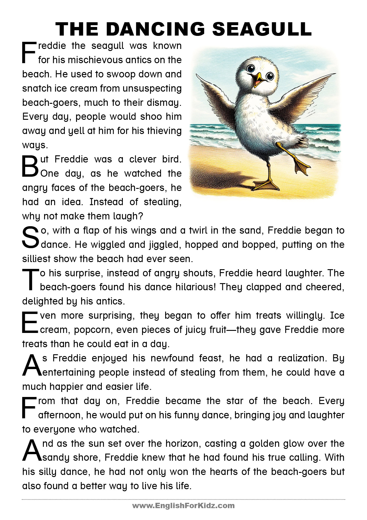 Dance Reading Comprehension High School Worksheets