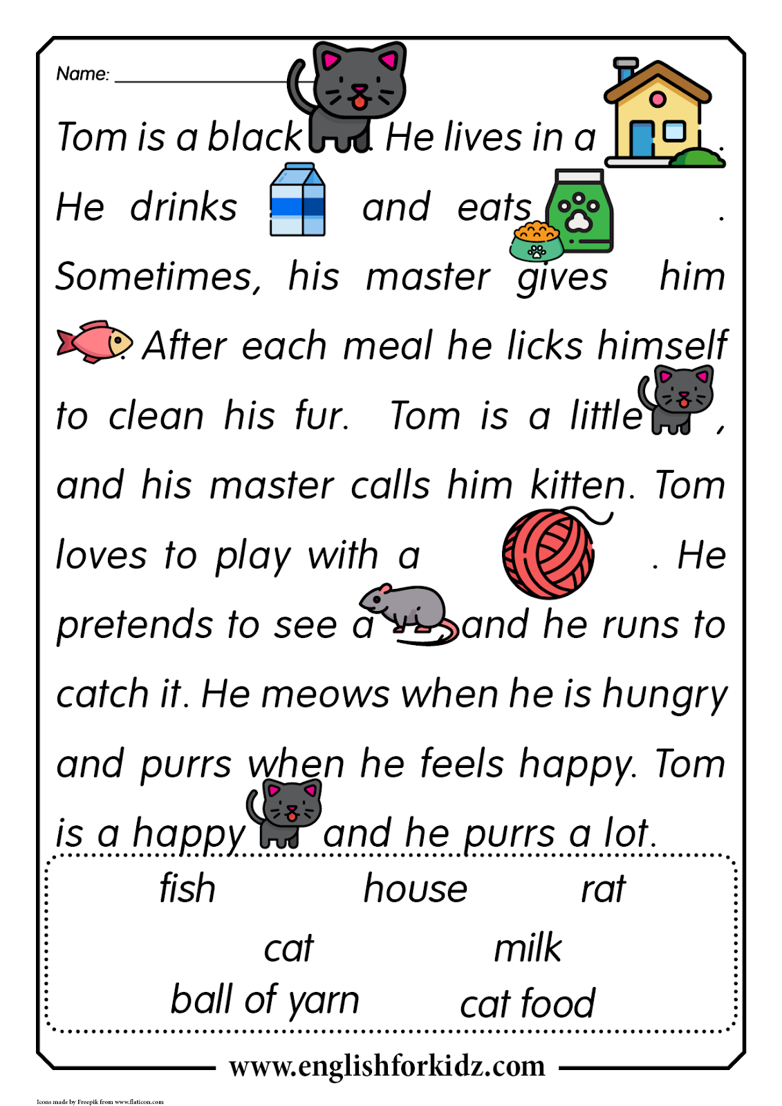 Esl Reading Comprehension Worksheets Grade 2