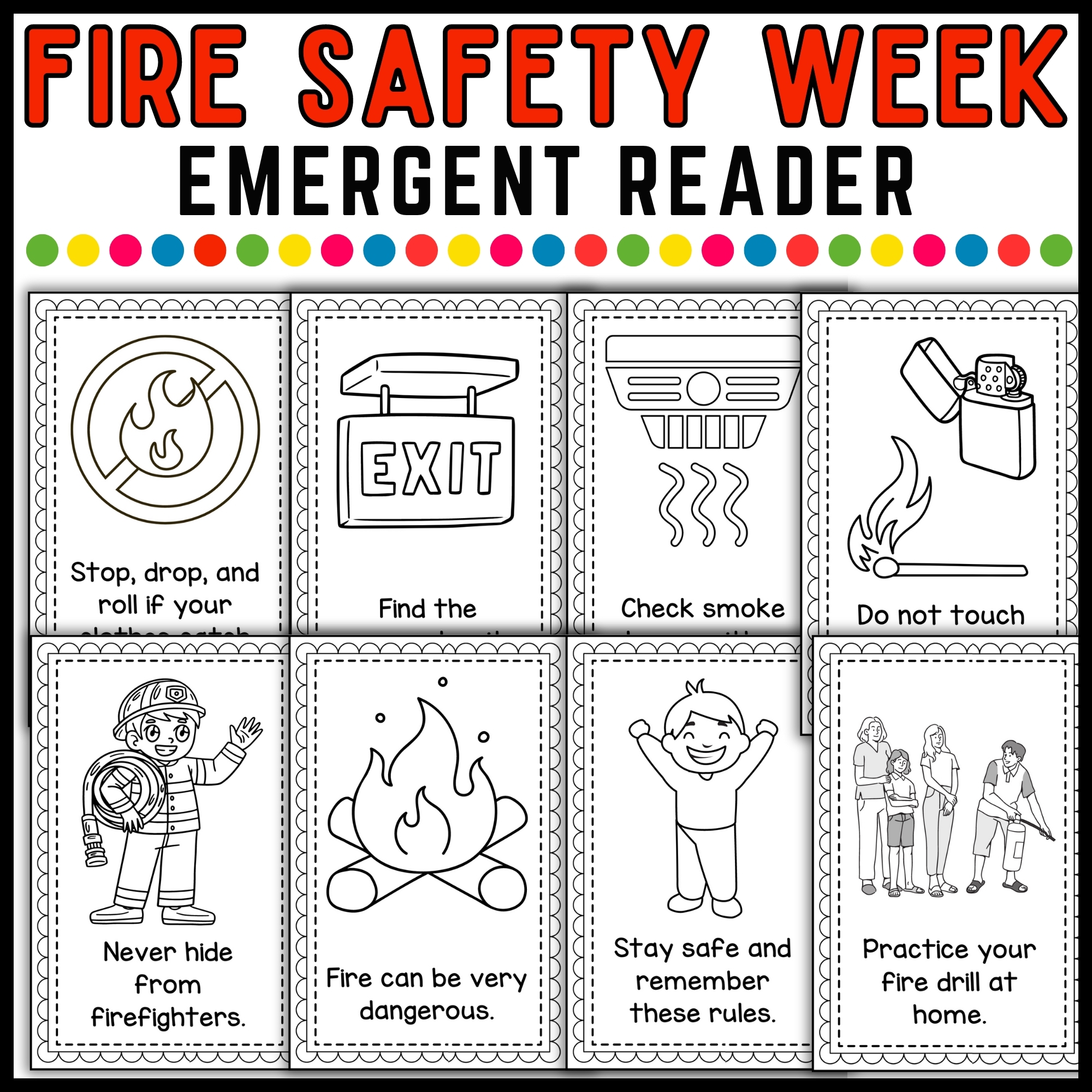 Easy Reading Comprehension Worksheets Fire Safety Easy Reading Comprehension Worksheets Fire Safety