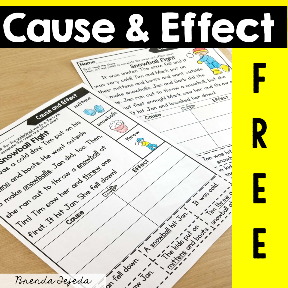 Cause And Effect Worksheets Reading Comprehension