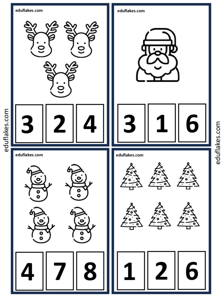 Free Printable Christmas Math Worksheets