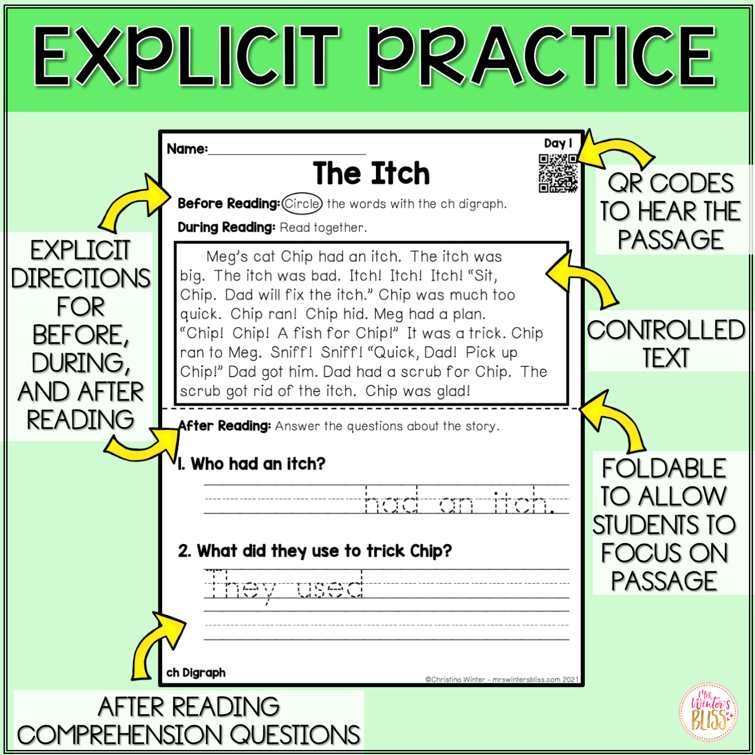 FREE Decodable Passages With Comprehension Questions Lead In Literacy Resources For Kindergarten 1st 2nd Grade