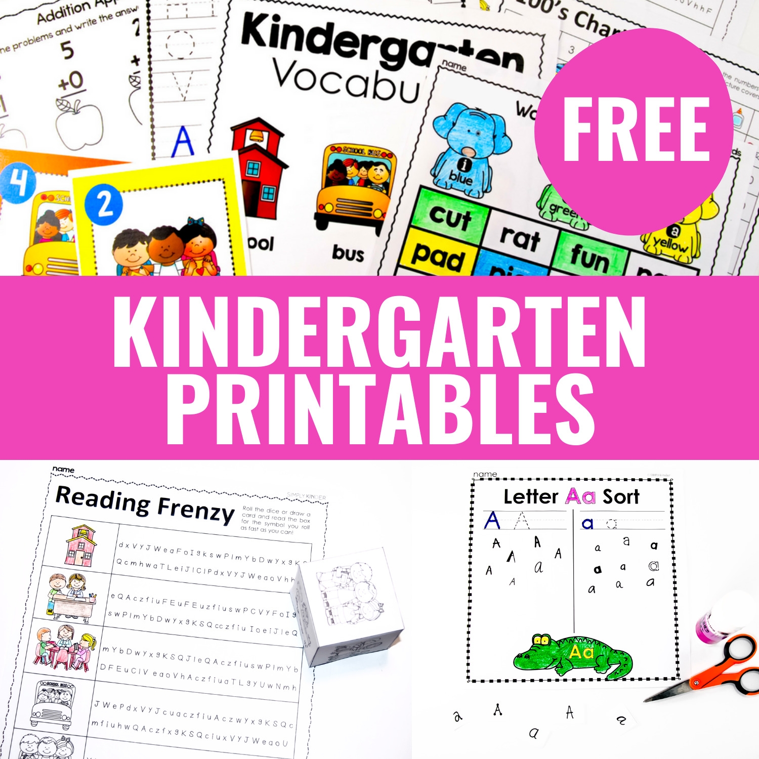 Free Printable Kindergarten How To Worksheets