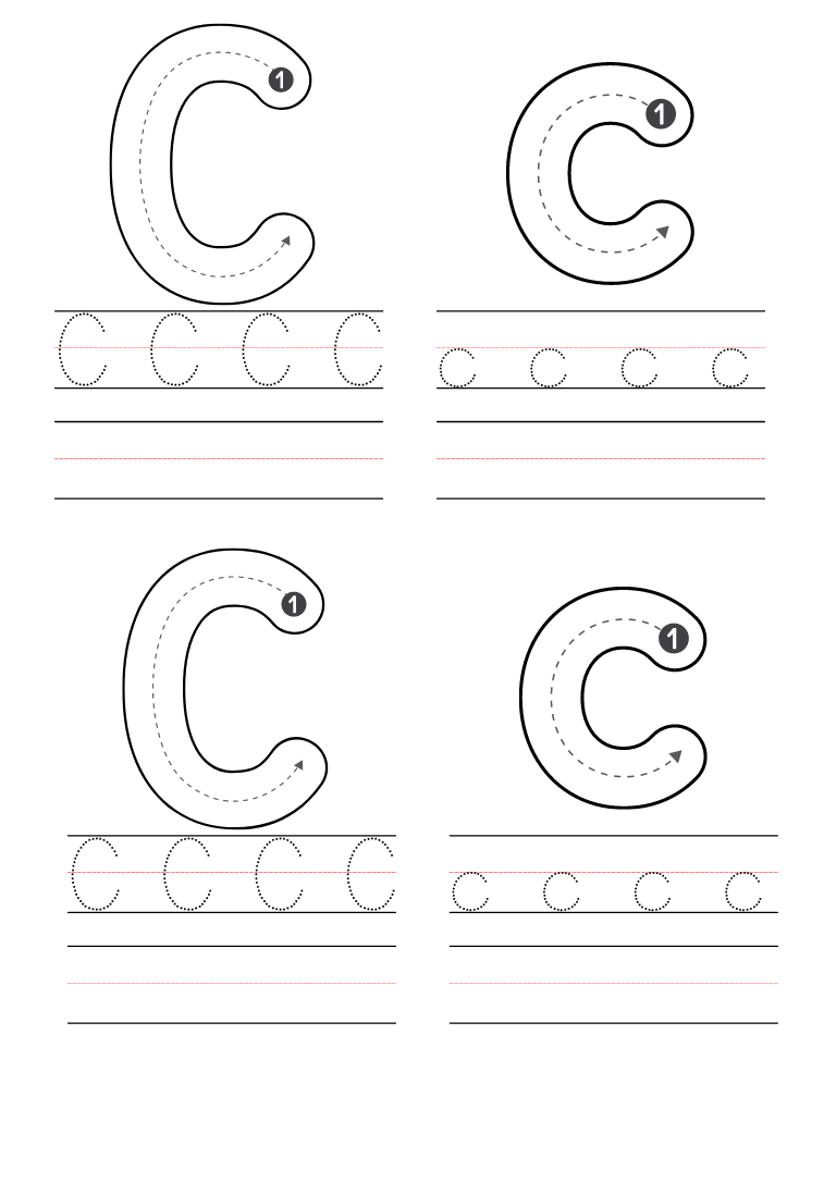 Free Printable Letter C Worksheets Pdf