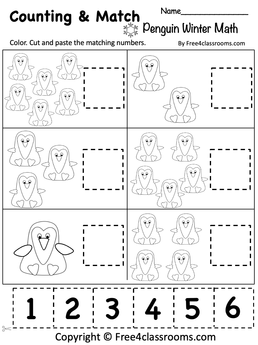 Free Printable Worksheets For Preschool Math