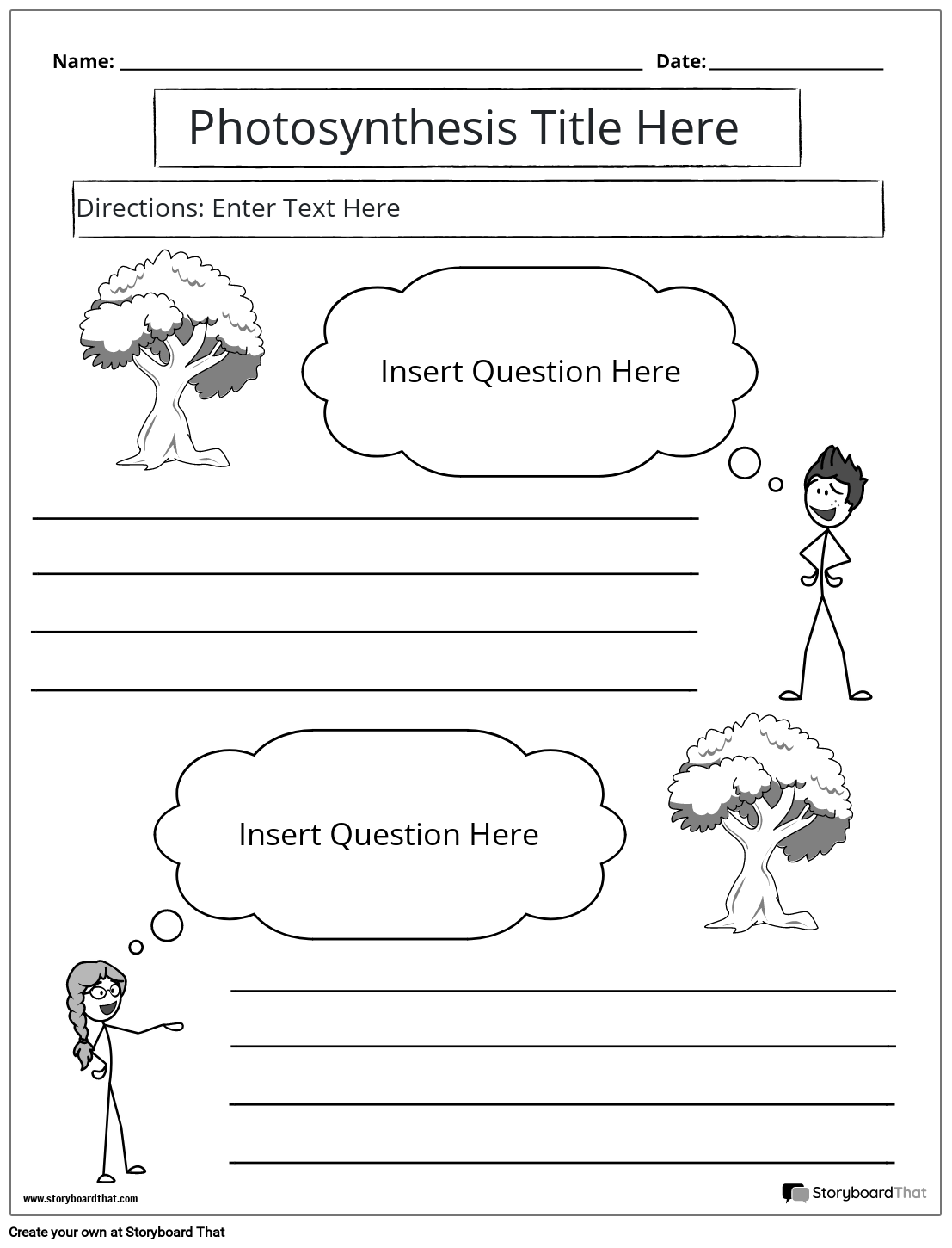 Free Photosynthesis Worksheets Learn Cellular Respiration