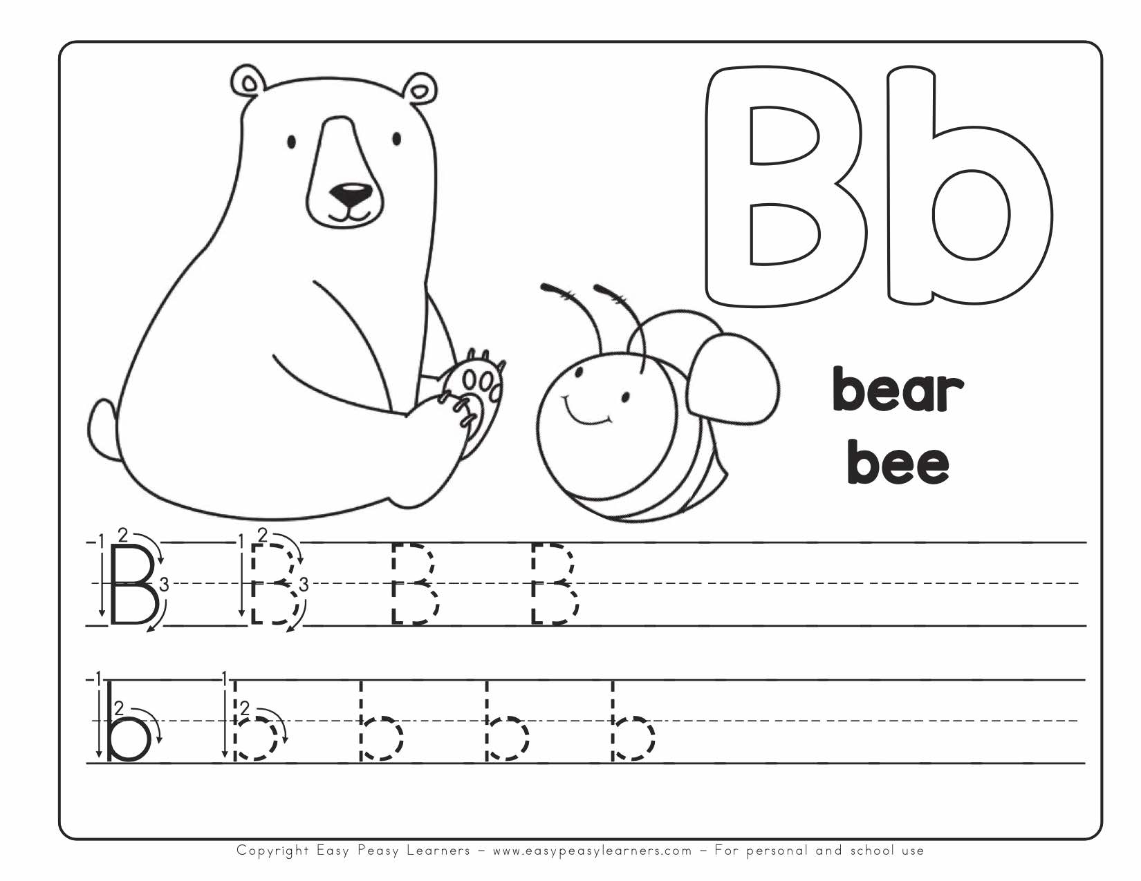 Free Printable Pre K Alphabet Worksheets