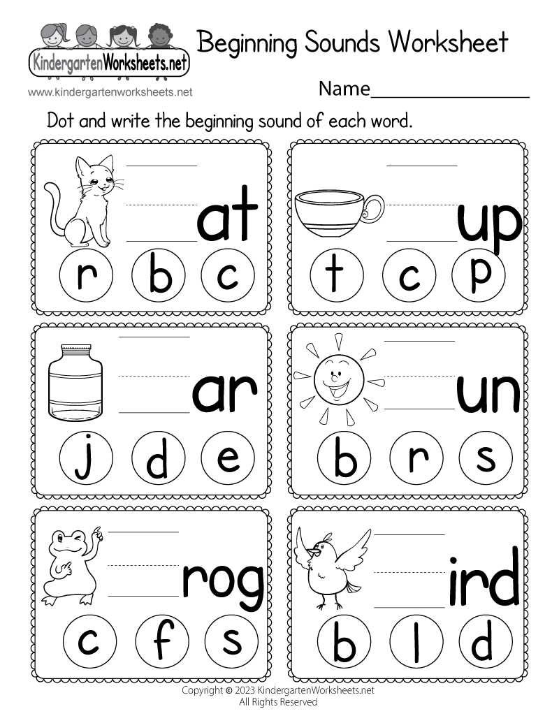 Free Printable Worksheets For Kindergarteners Free Printable Worksheets For Kindergarteners