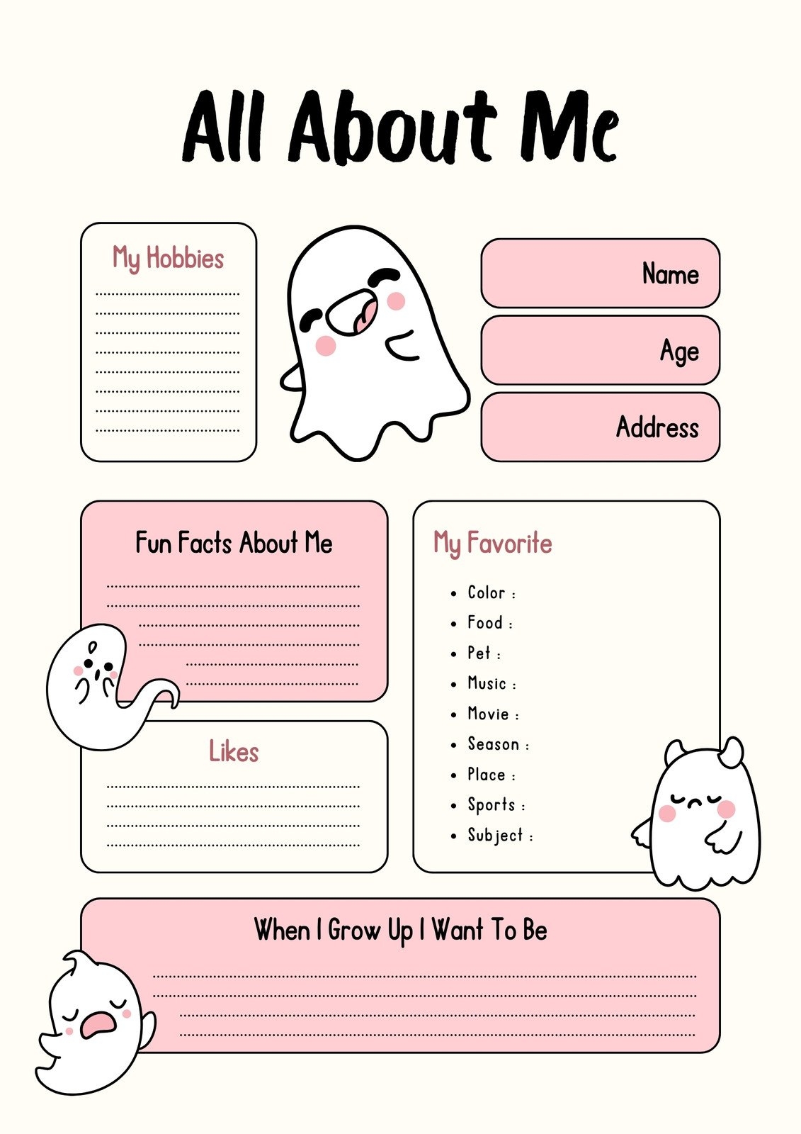 Free Printable Halloween Worksheet Templates To Edit Canva