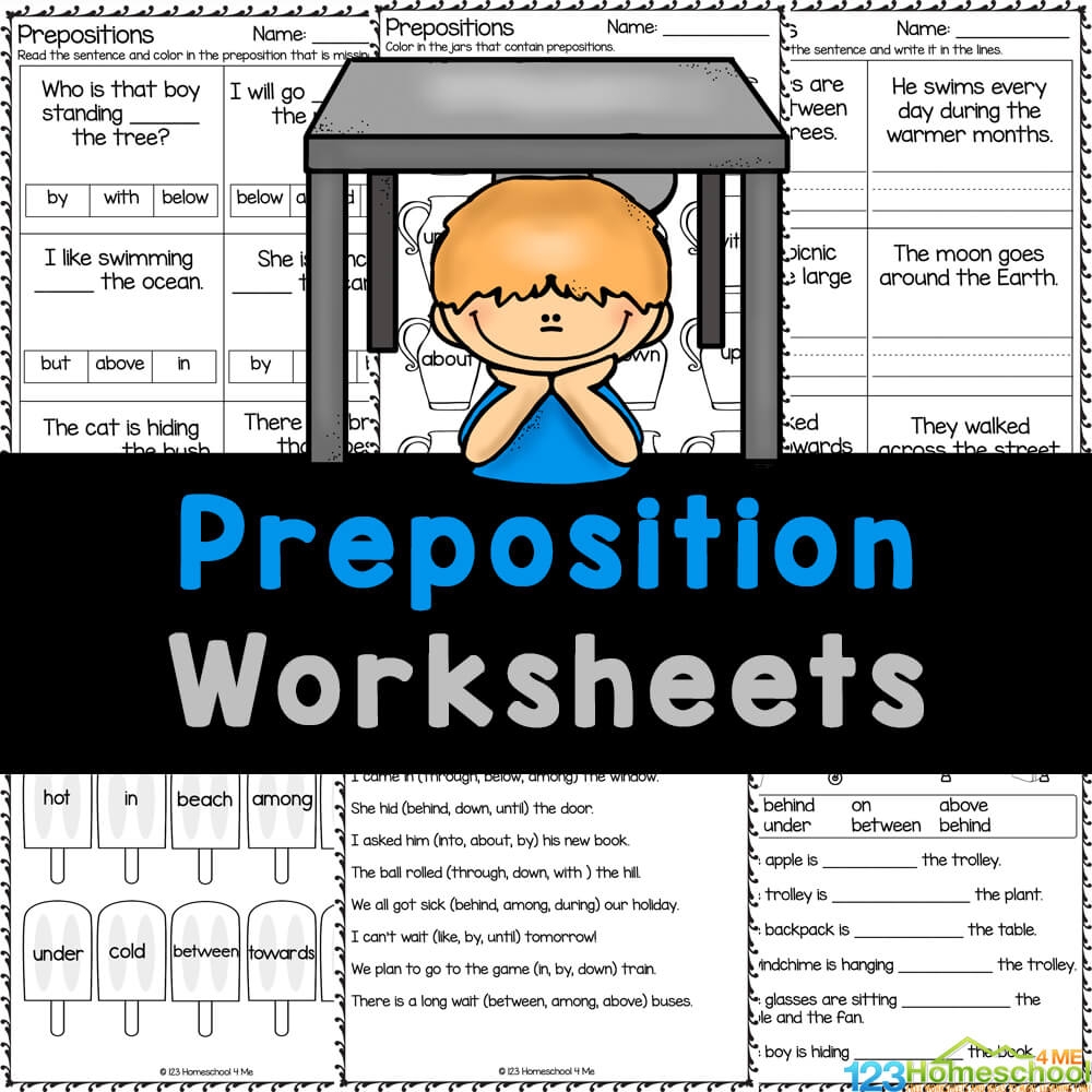 In On Under Free Printable Worksheets In On Under Free Printable Worksheets