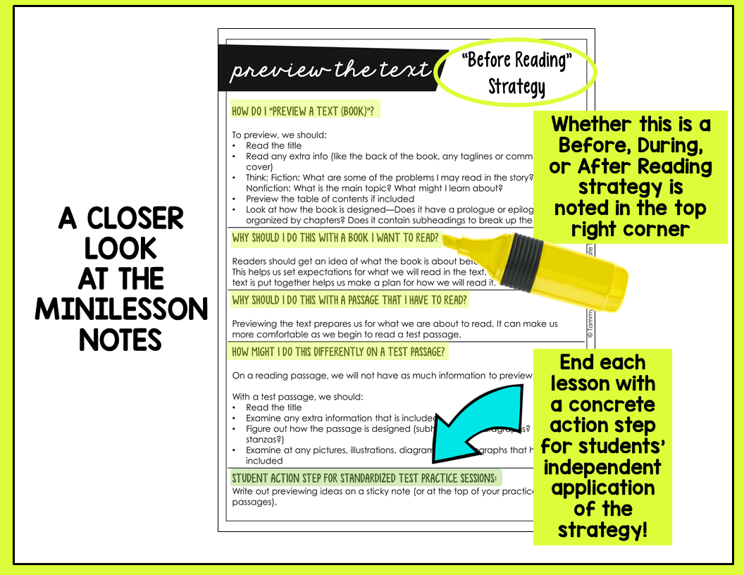 FREE Printable Reading Test Prep Passages And Questions Tarheelstate Teacher