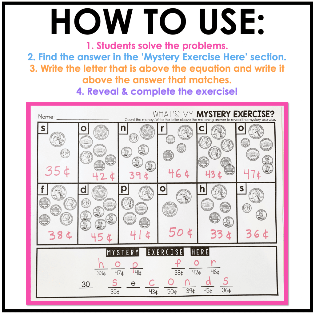 FREE Touch Money Chart You Can Use With Your Students Today Freebie Inside Teaching With Nesli