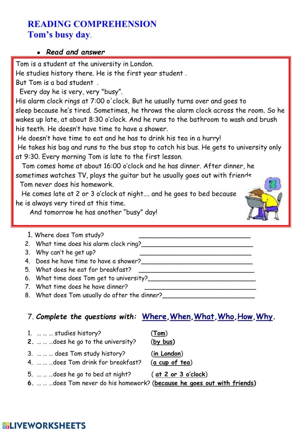 Grade 5 Reading Comprehension Worksheet Enhancing Literacy Skills Grade 5 Reading Comprehension Worksheet Enhancing Literacy Skills