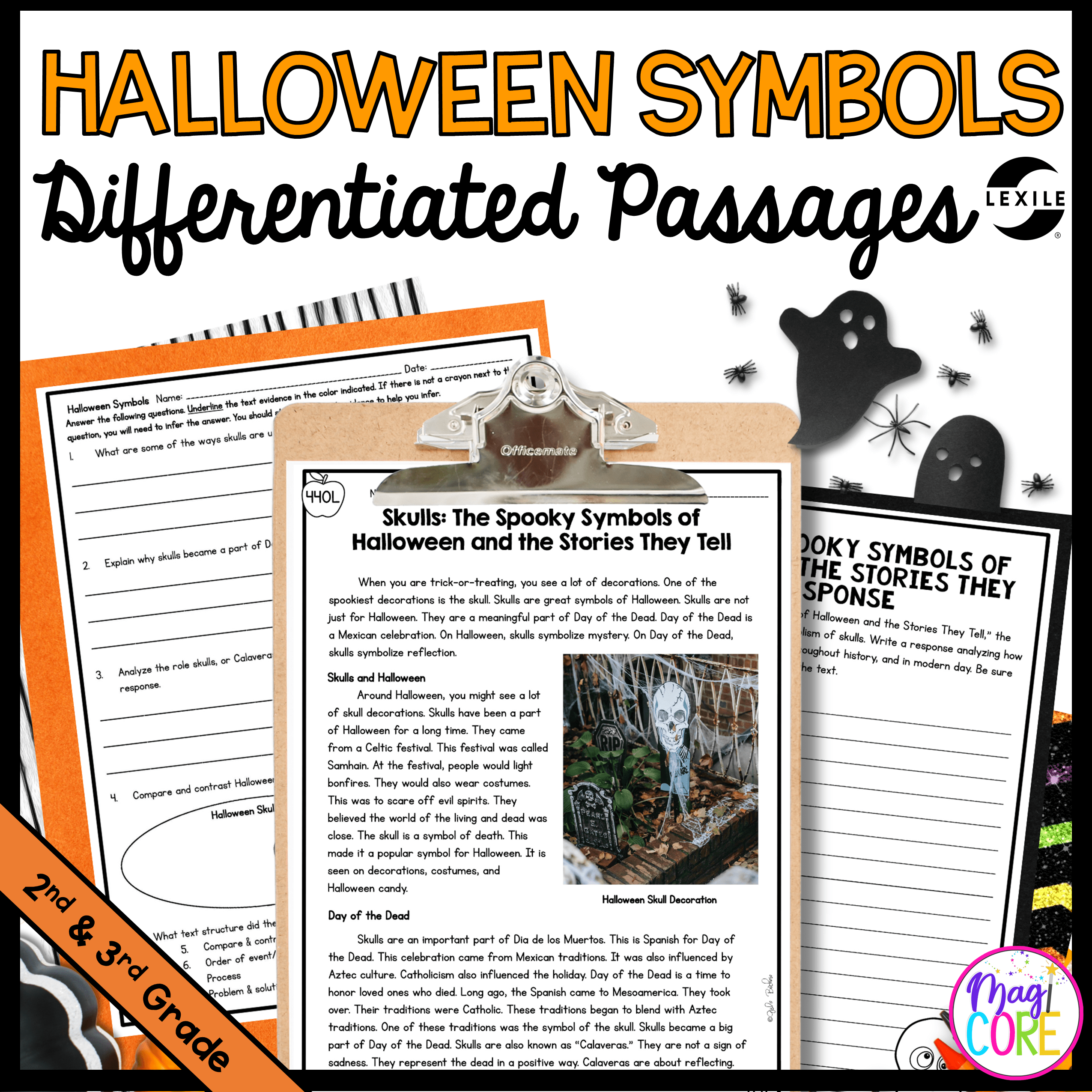 Halloween Reading Comprehension Worksheets Fifth Grade