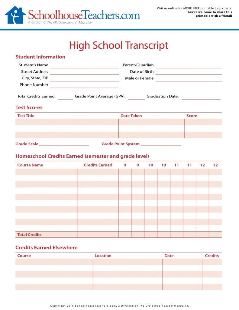High School College Prep Worksheets SchoolhouseTeachers
