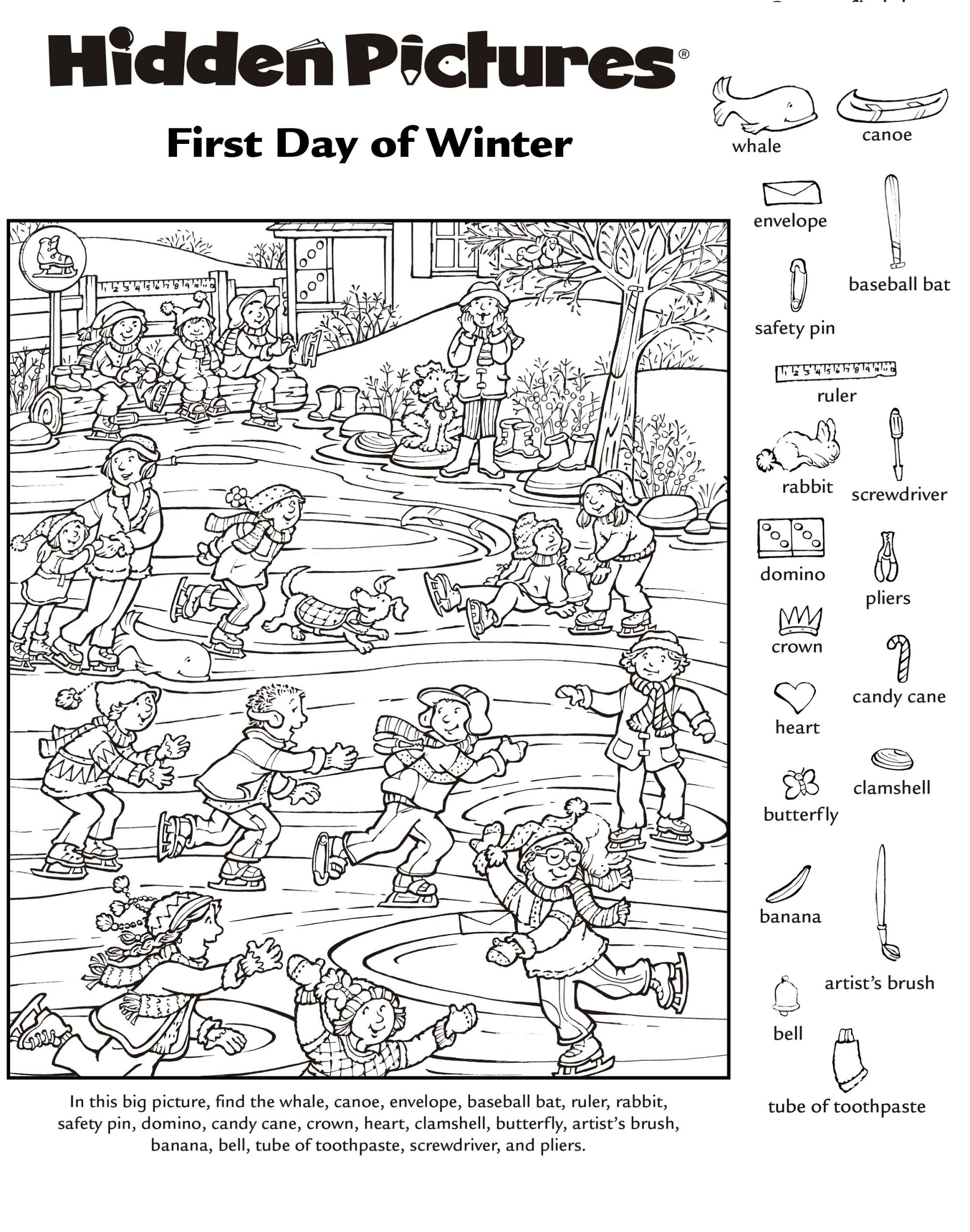 Highlights Hidden Pictures Printable 123 Worksheets