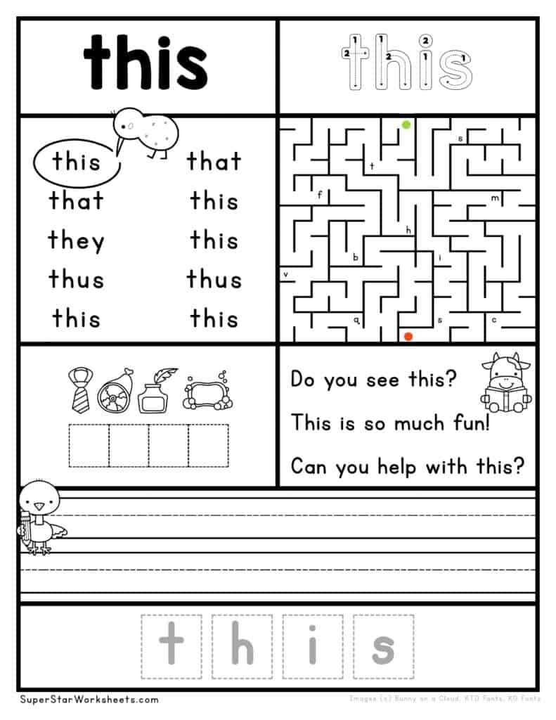 Simple Free Printable Worksheets For Kindergarten Simple Free Printable Worksheets For Kindergarten