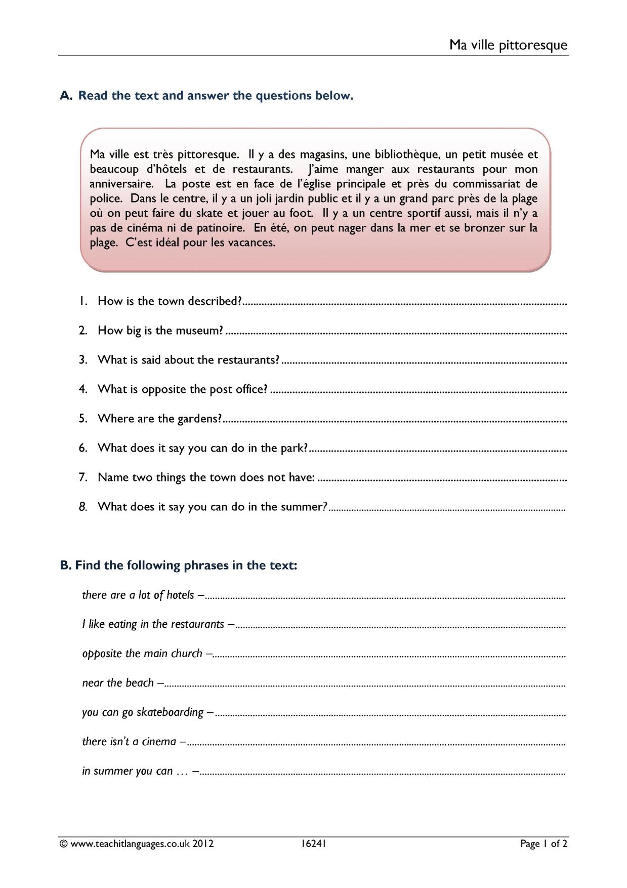 Ma Ville Pittoresque