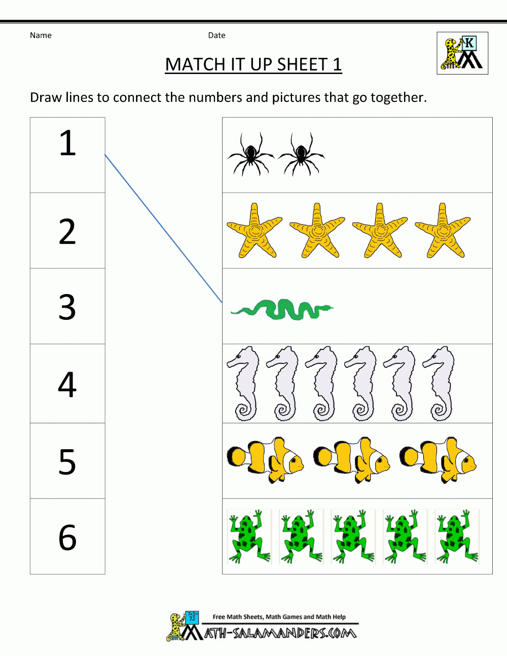 Math Worksheets For Kindergarten Free Printables
