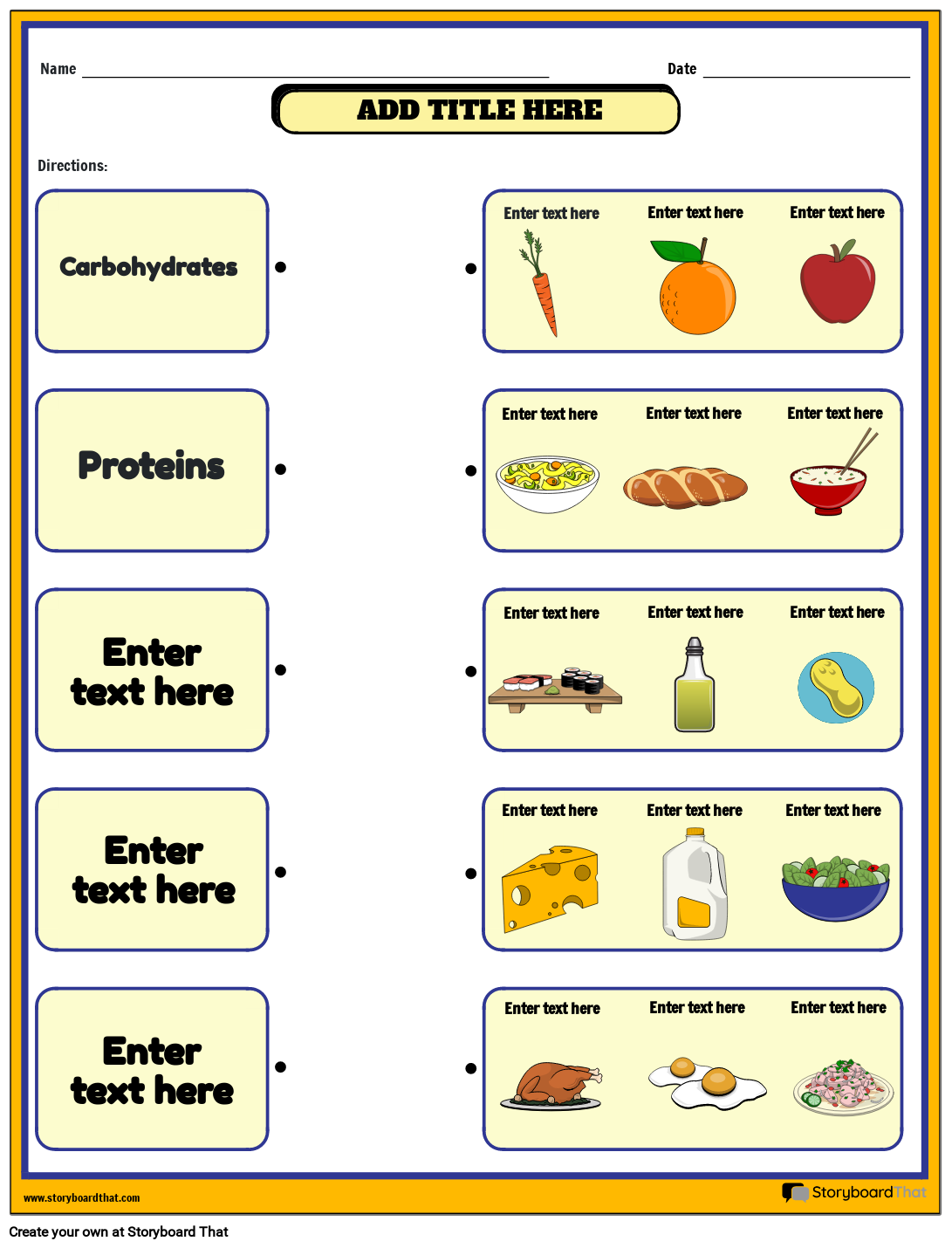 High School Free Printable Nutrition Worksheets